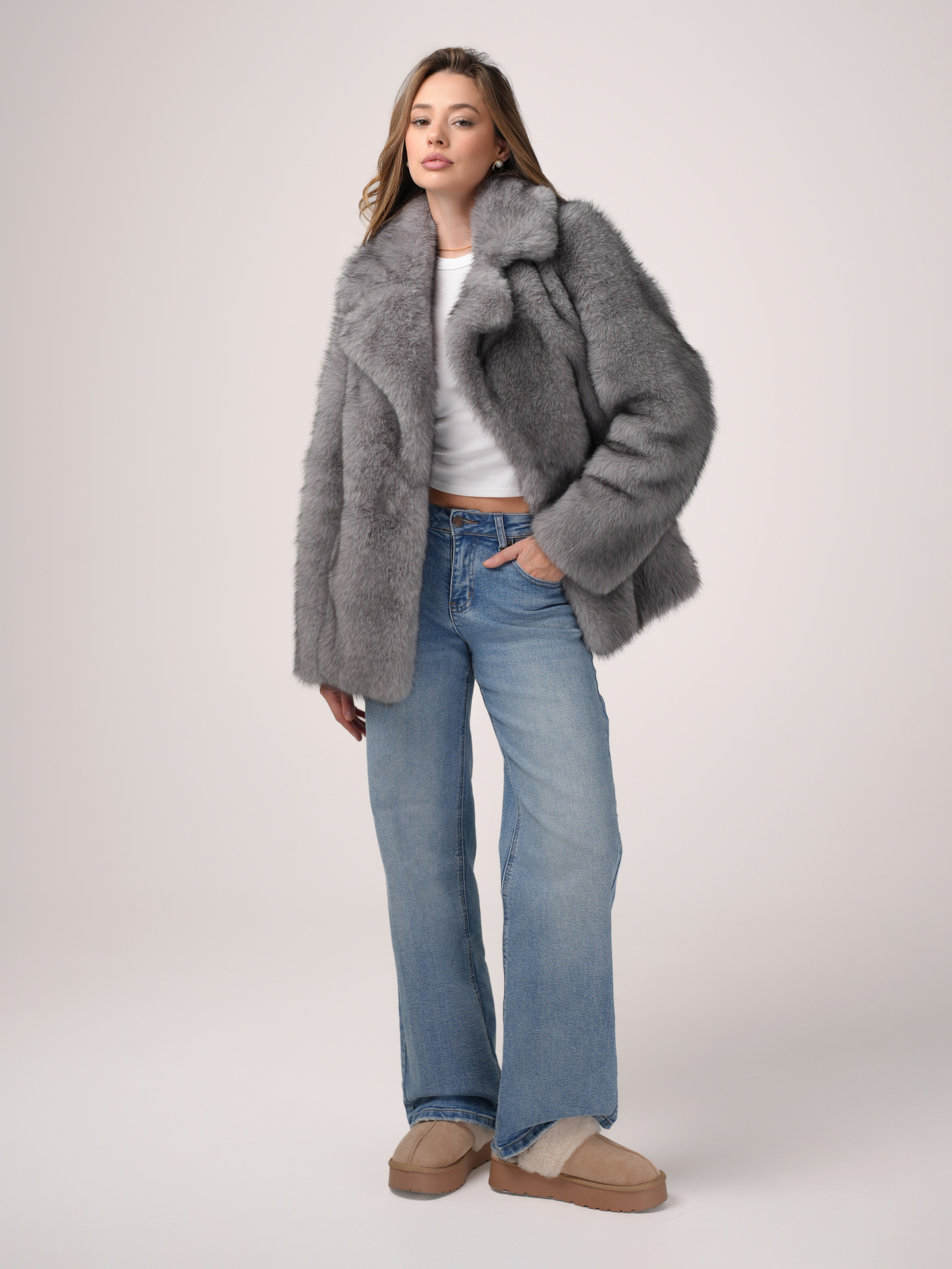 Новогодняя фотосессия бренда шуб. Портретный фотограф Москва Белогорцев Сергей