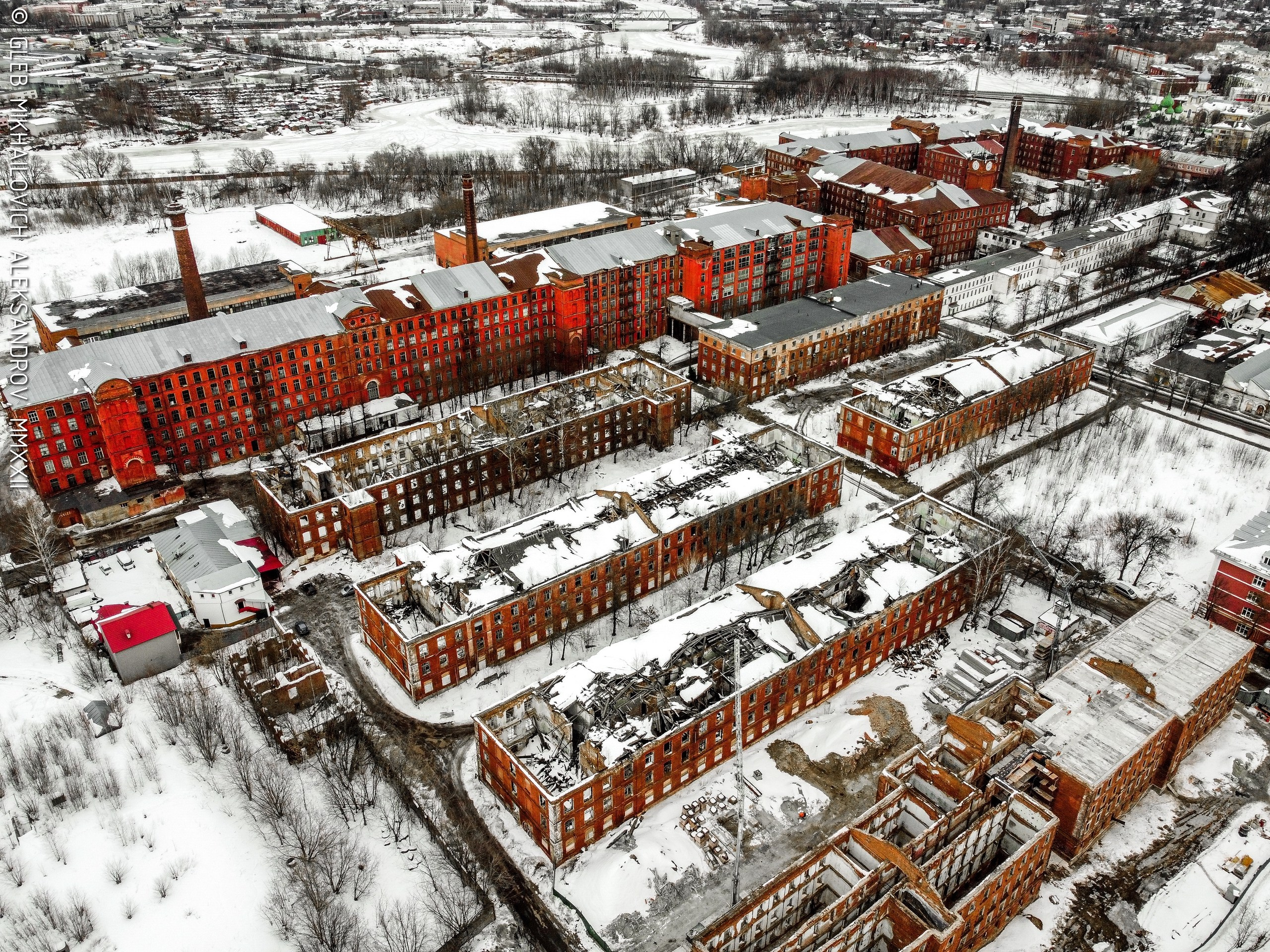 Ярославль. Ярославская Большая мануфактура (Красный Перекоп). Зодчество