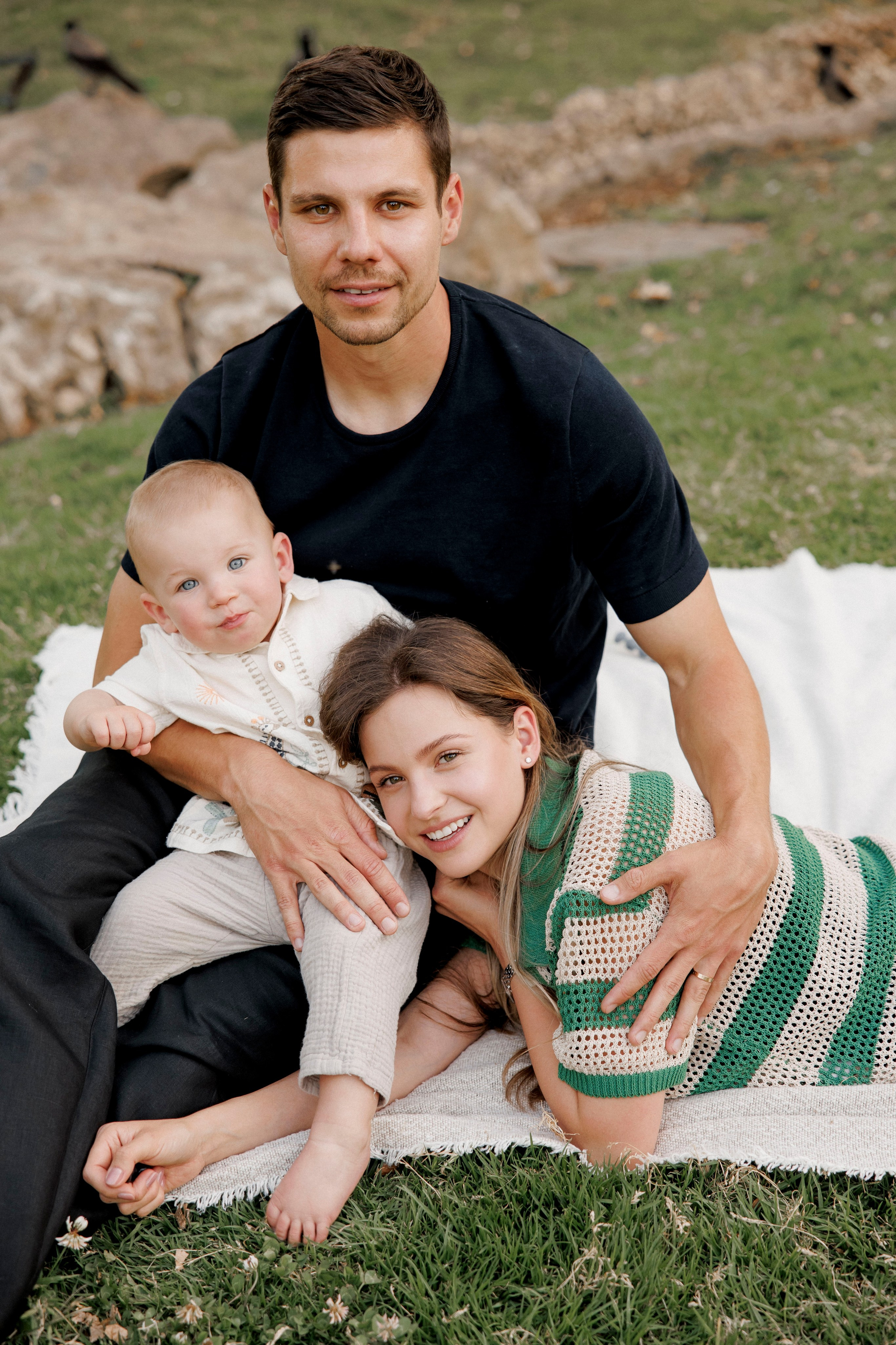 One year old at home. Wedding and family photographer