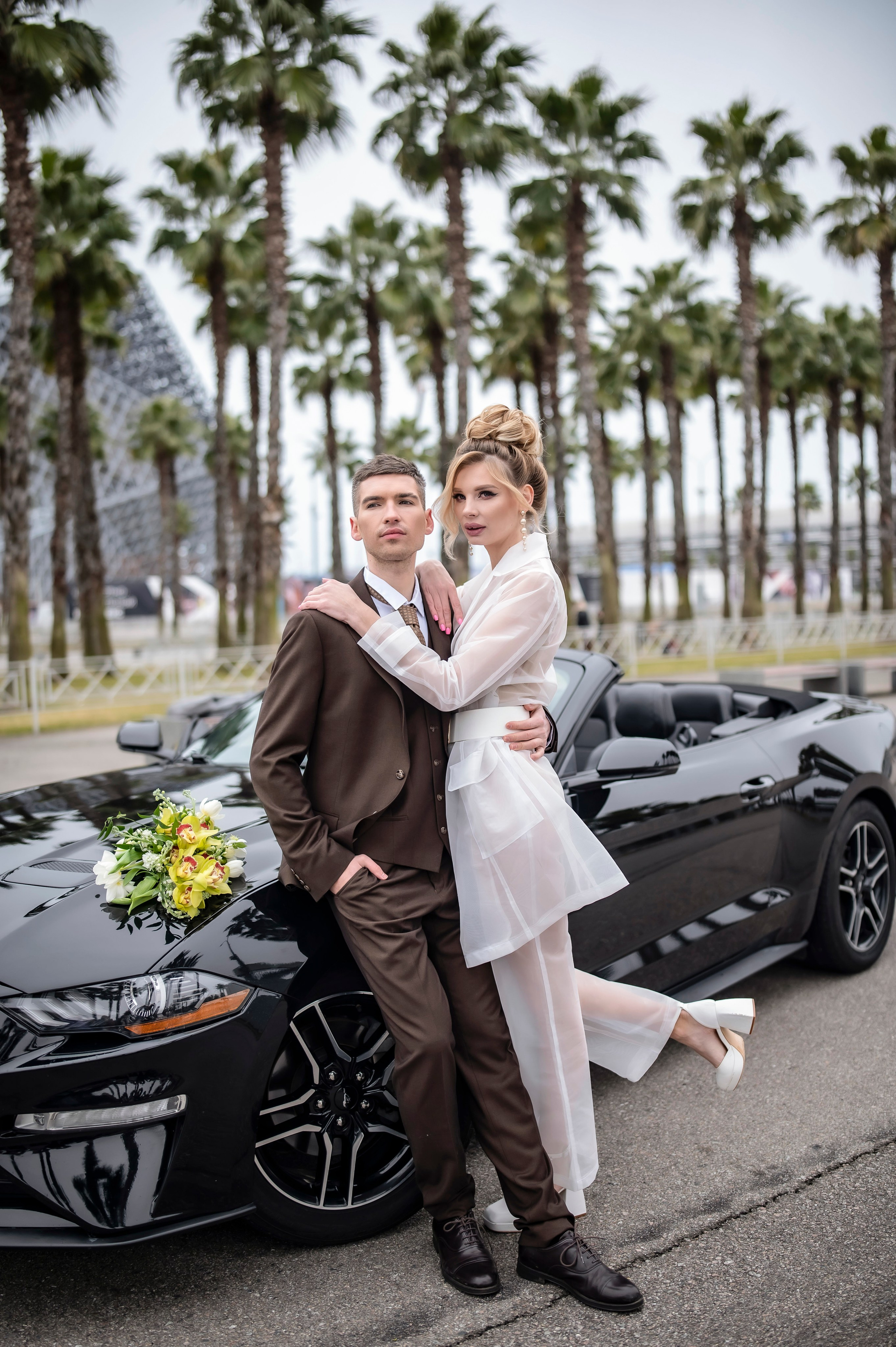 Свадьба в аллее пальм. Наталья Слесаренко фотограф в Сочи