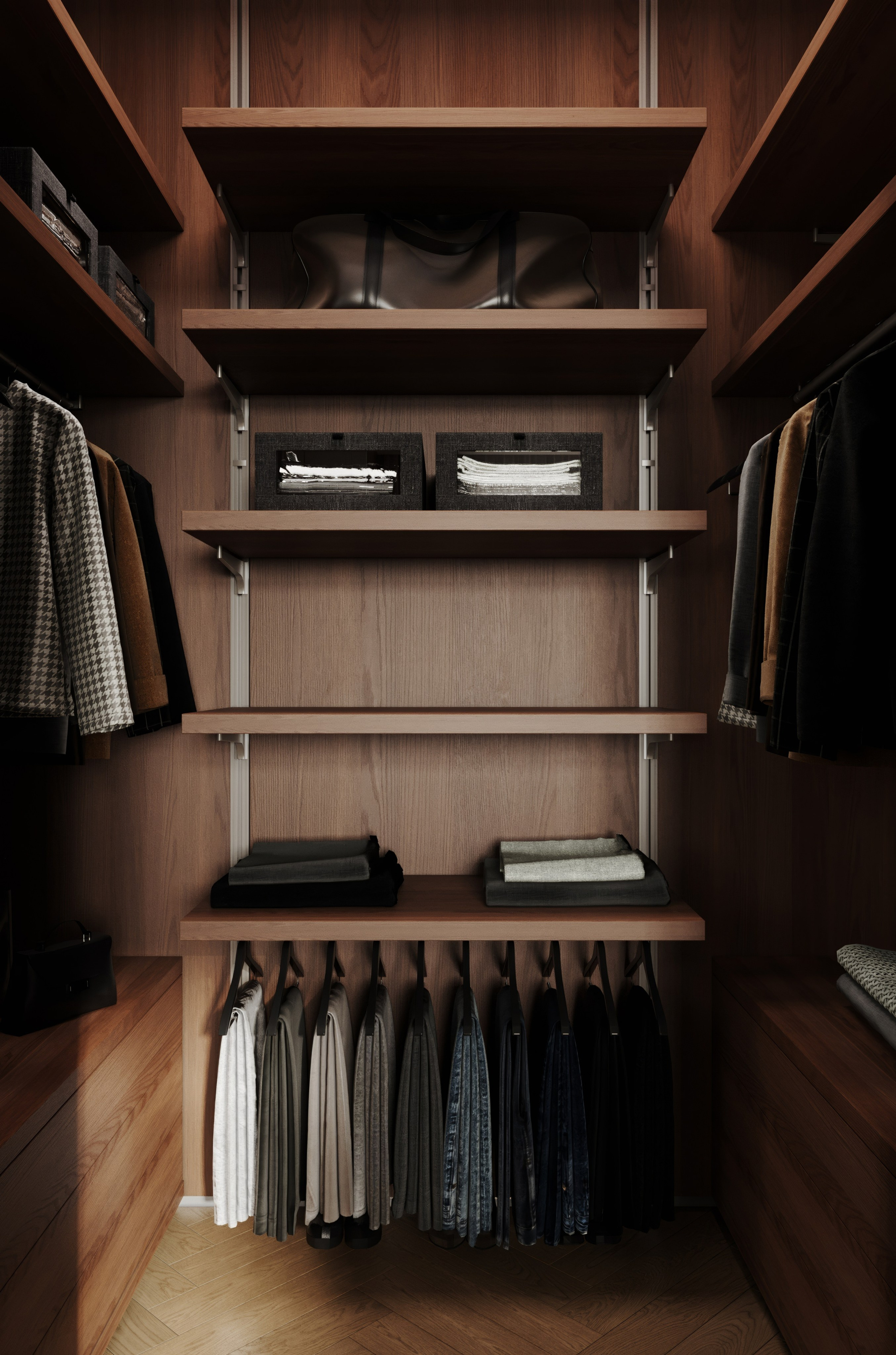 Мастер спальня ЖК Университет. Интерьерная 3D Визуализация