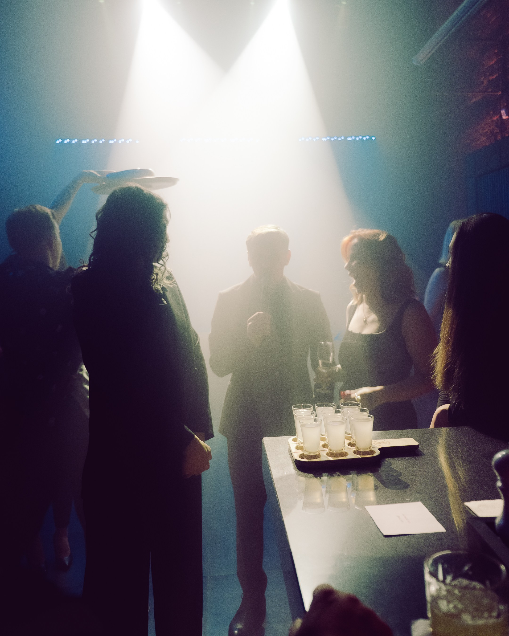 Attività. Fotografo a Mosca con un’atmosfera notturna di foto