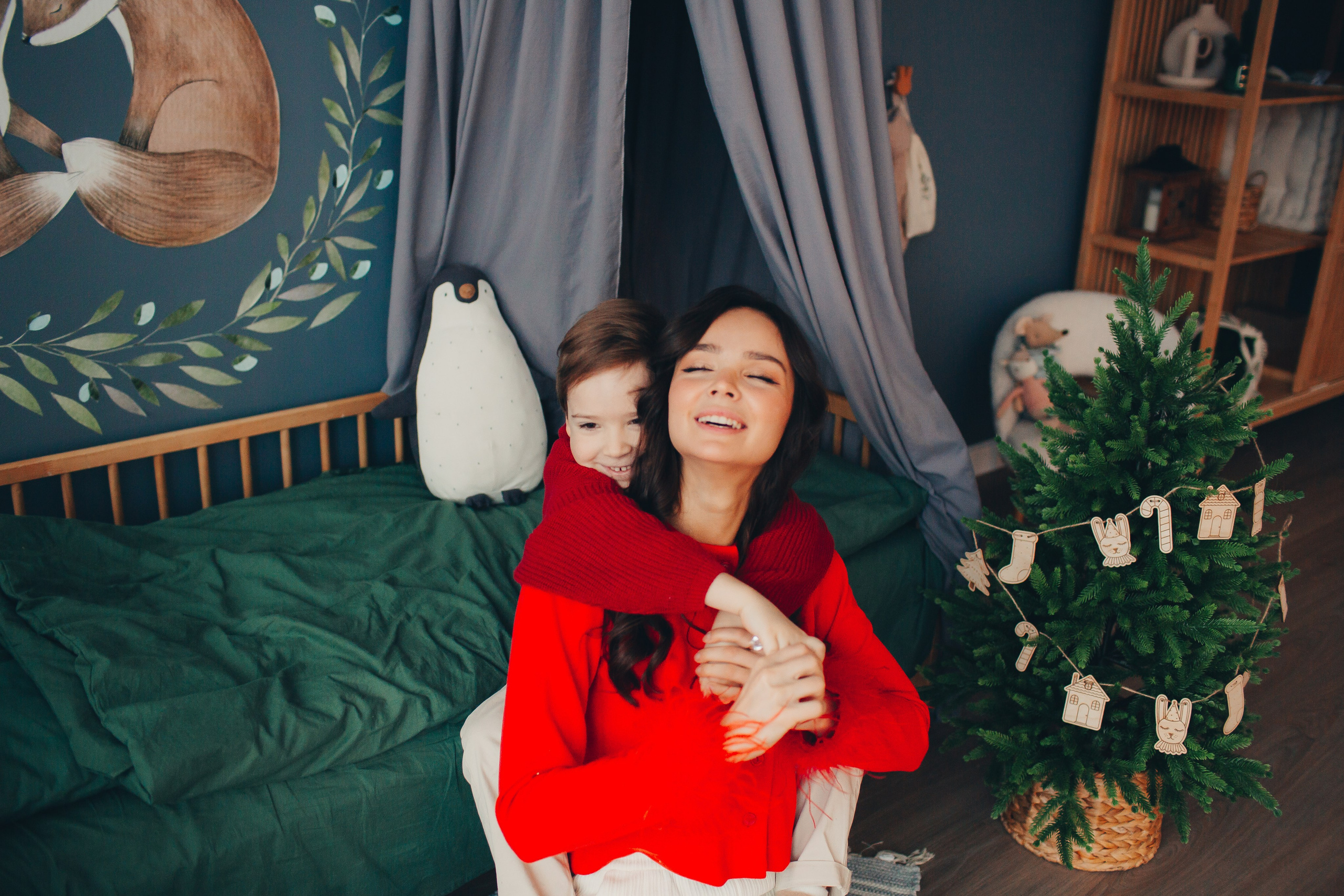 Новогодняя съёмка в студии. Фотограф Евгения Мальцева, Архангельск