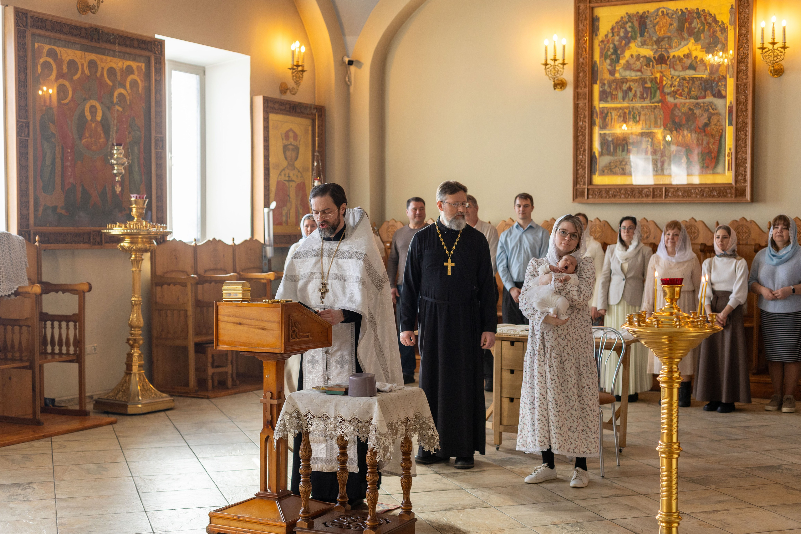 Крещение Милании. Семейный и детский фотограф Анна Петракова
