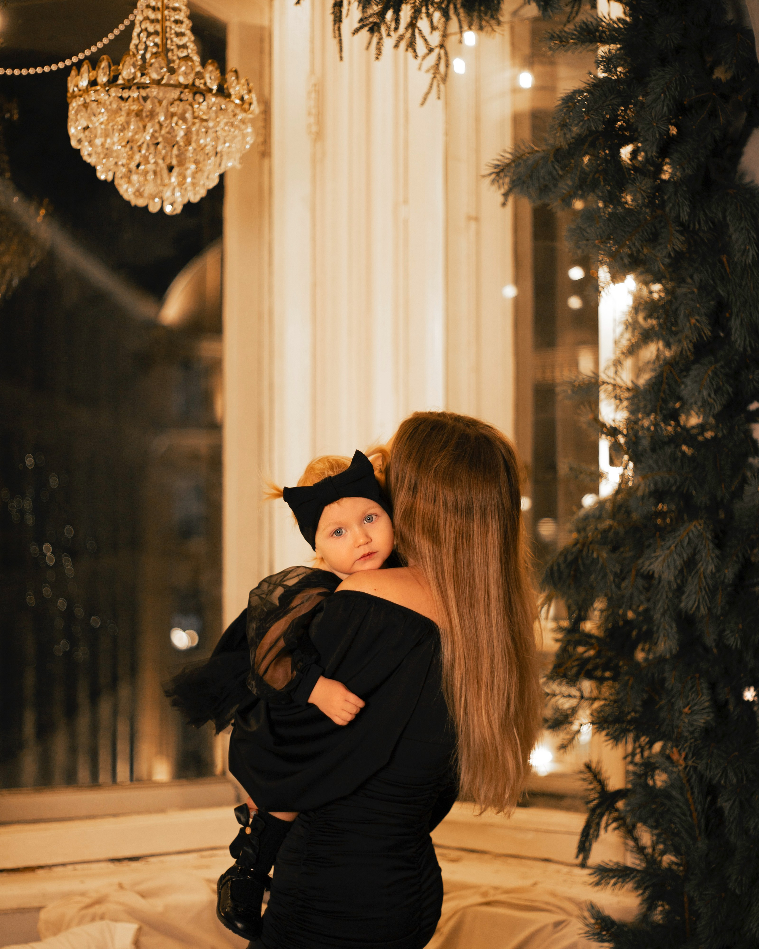 Новогодняя съёмка в фотостудии