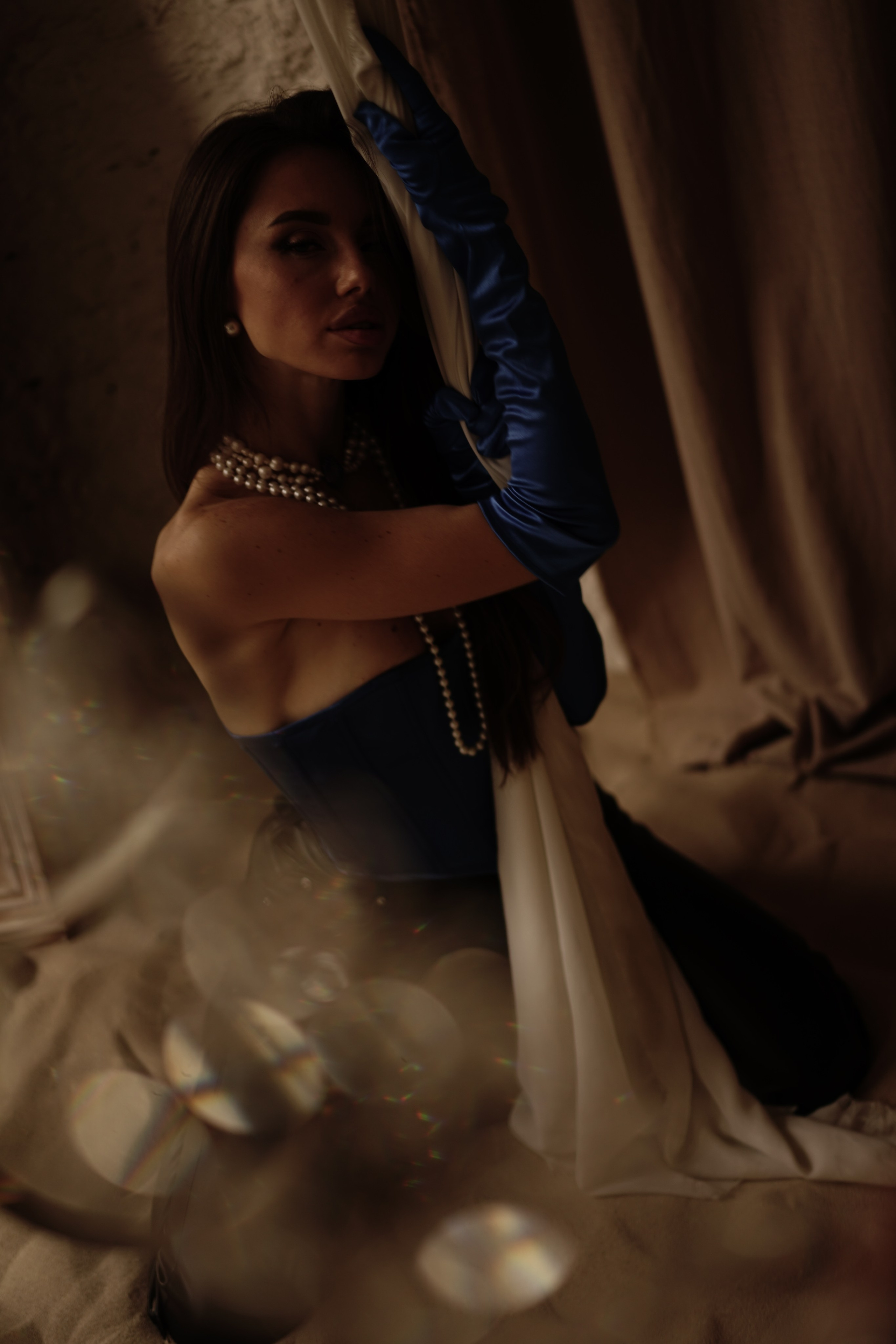 Будуарная фотосессия в студии г. Москва. Фотограф Екатеринбург Кокшарова Александра