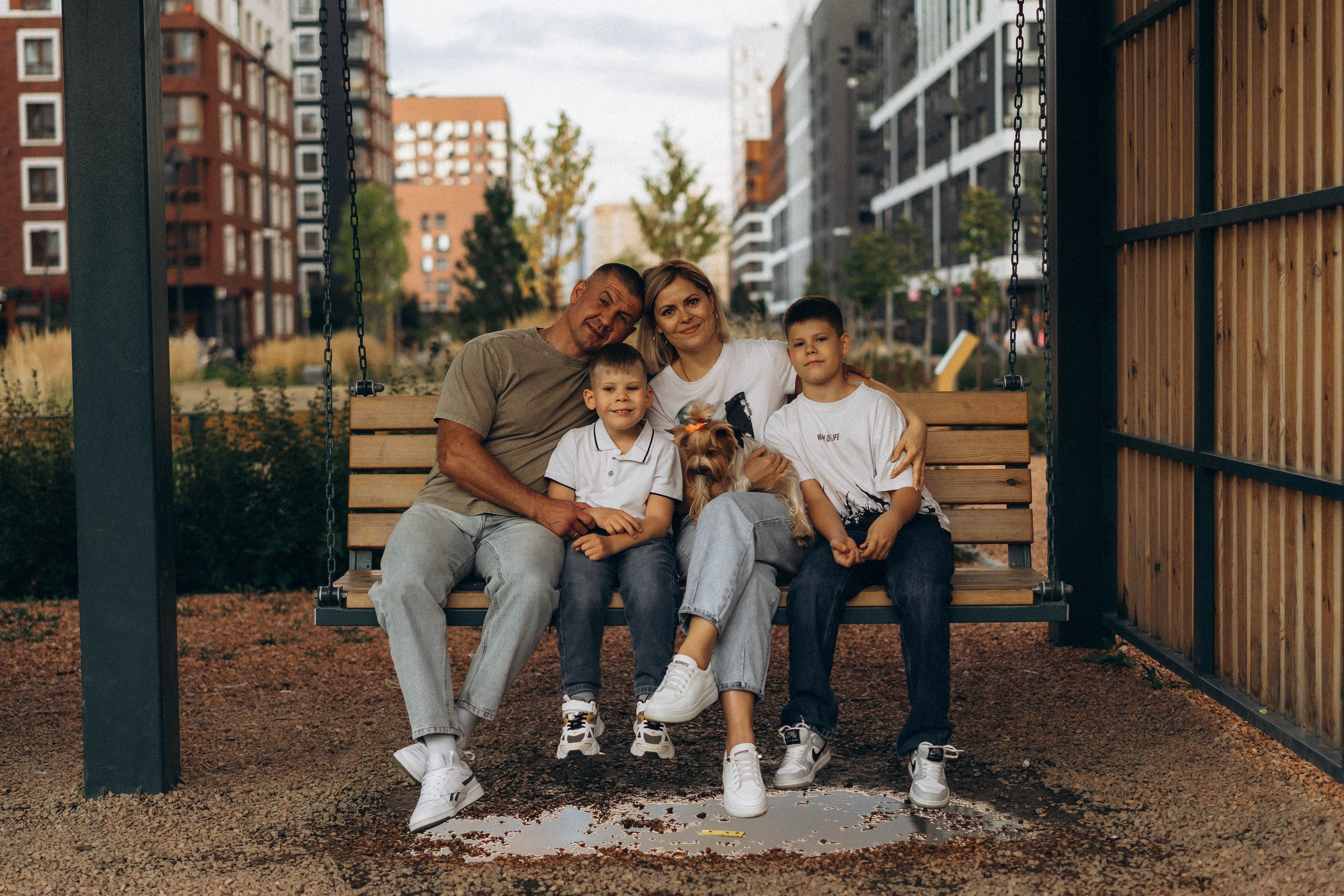 Семейная сьемка в парке. Фотограф Екатеринбург Кокшарова Александра