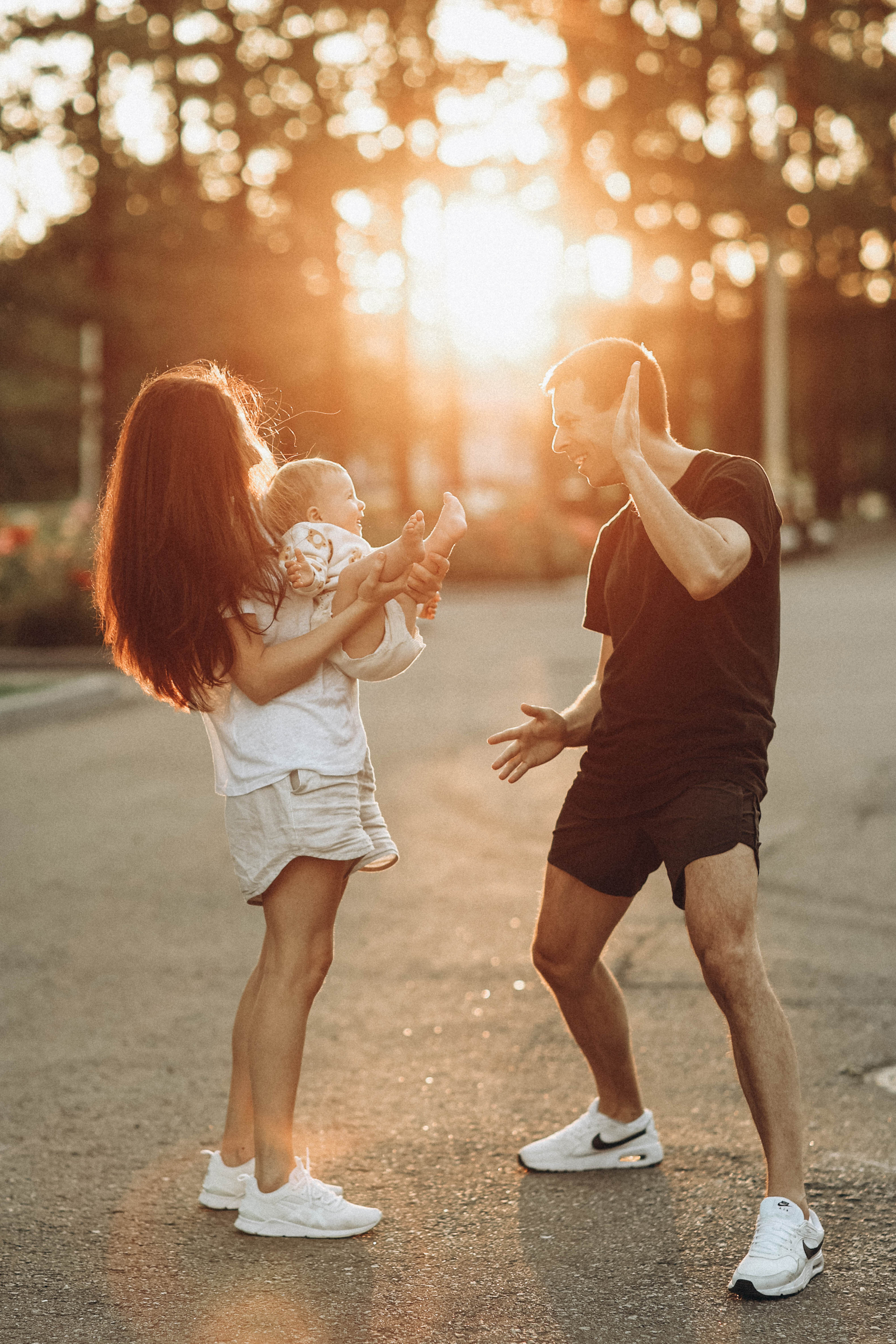 Белла, Леша и Нина. Детский и семейный фотограф, съемка новорожденных Москва