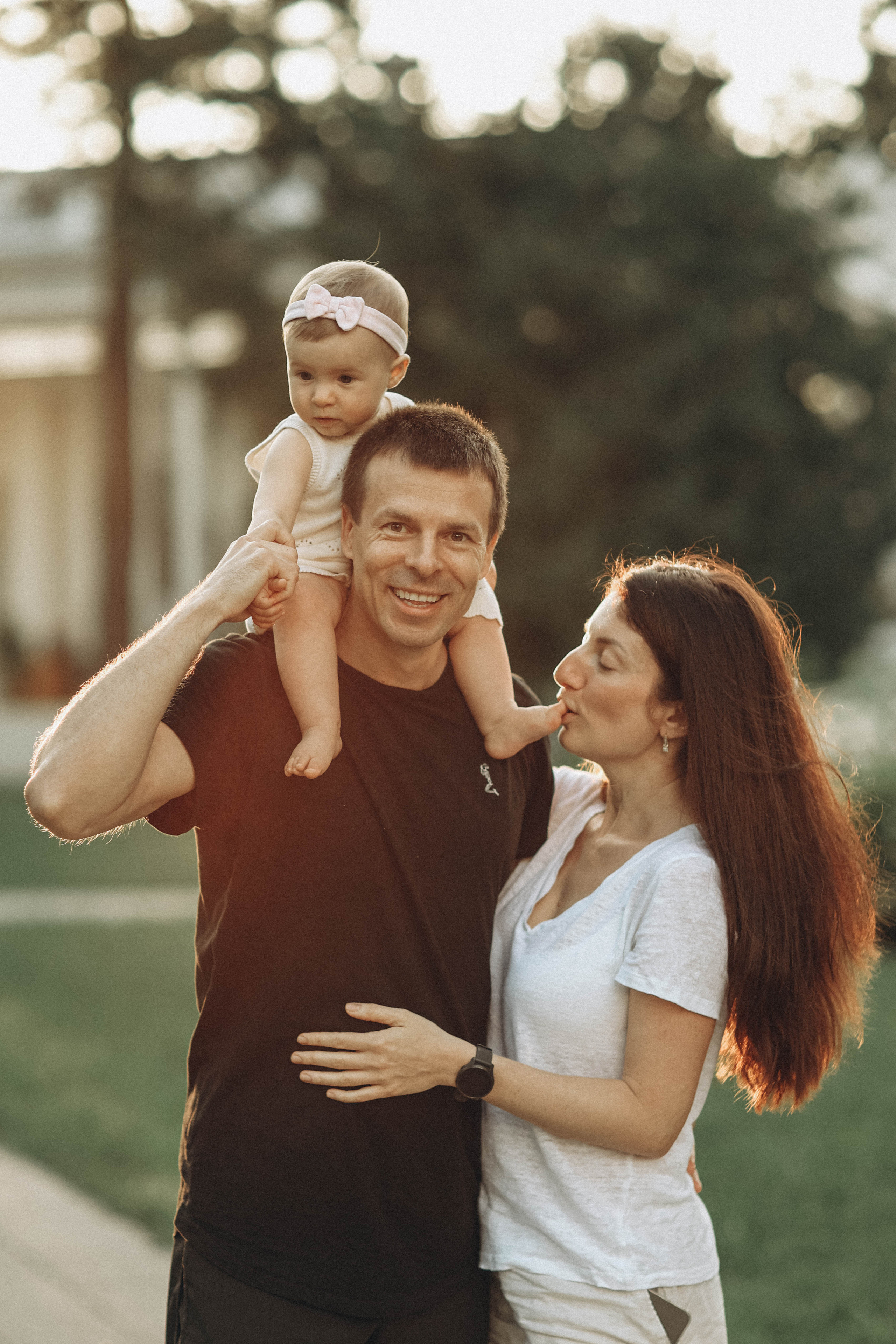 Белла, Леша и Нина. Детский и семейный фотограф, съемка новорожденных Москва