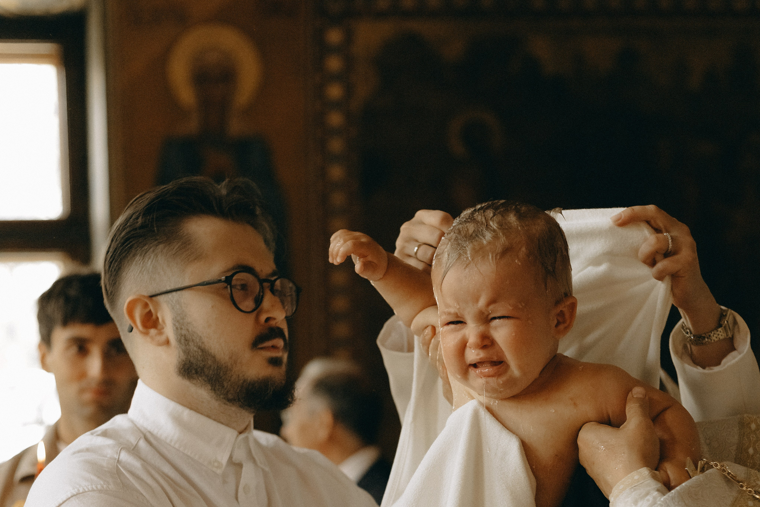 Крещение Луки. Семейный фотограф Виктория Потехина Москва