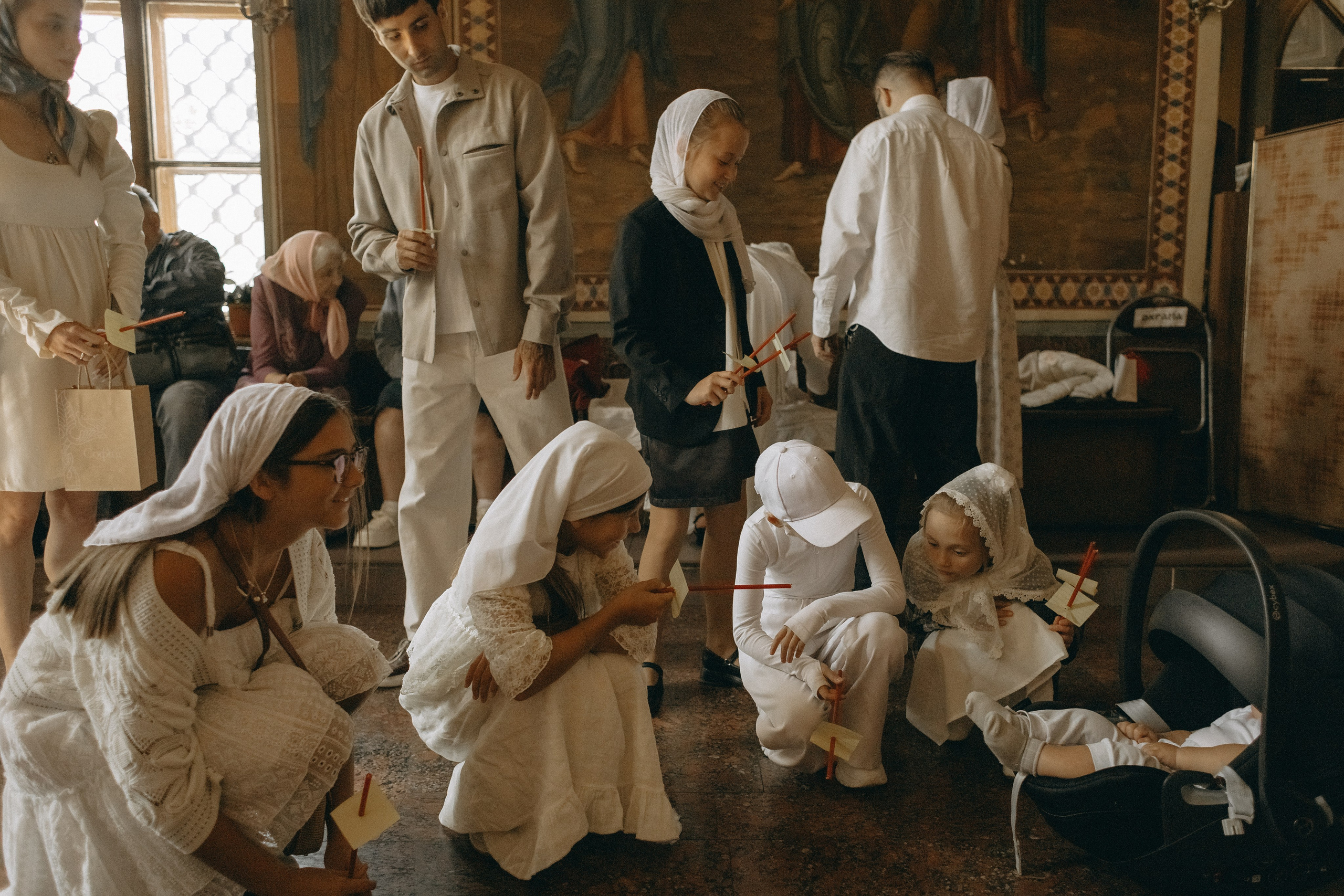 Крещение Луки. Семейный фотограф Виктория Потехина Москва