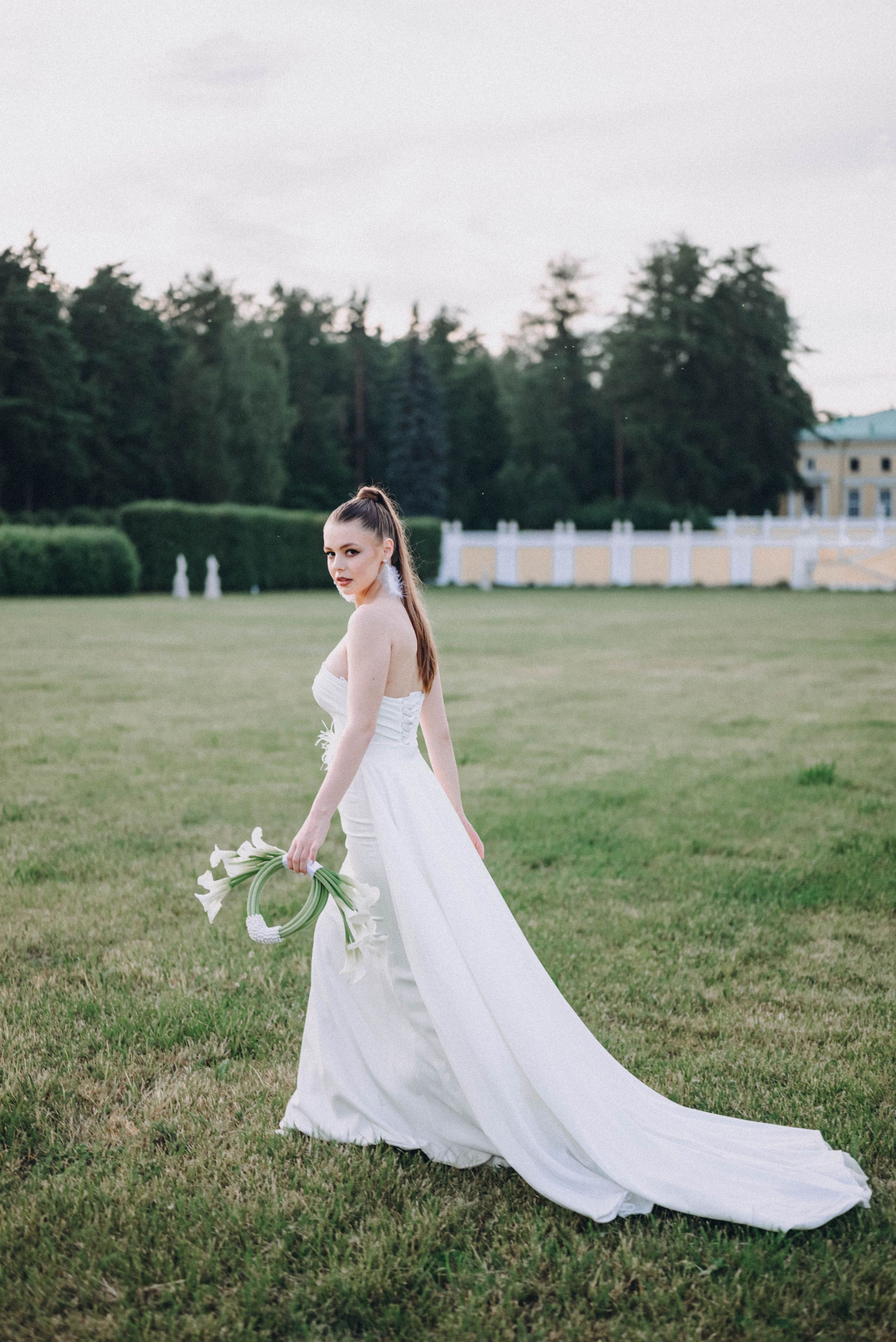 Невеста в Архангельском. Фотограф Анастасия Монах