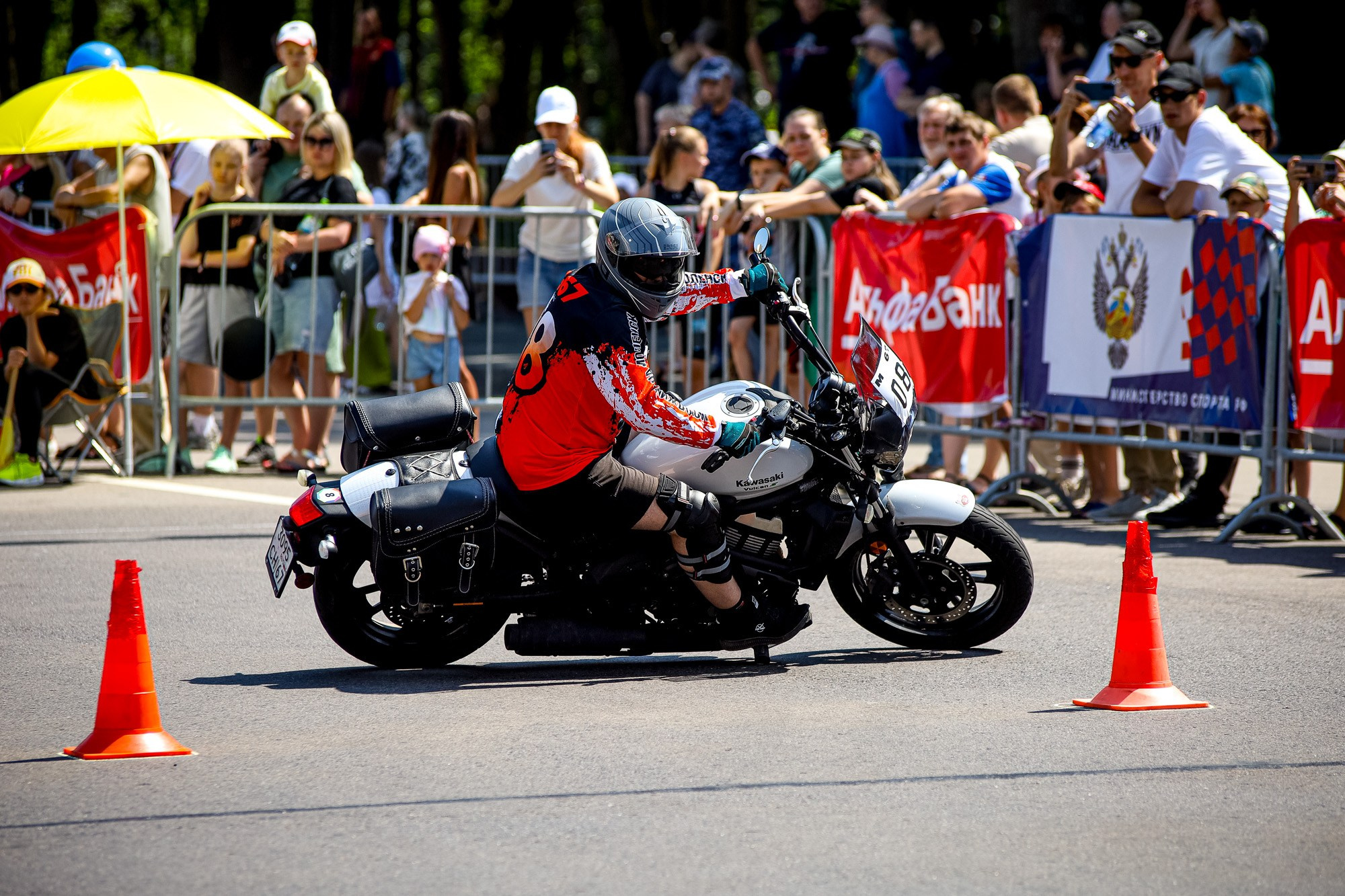 Кубок России по фигурному управлению мотоциклом. Спортивный фотограф Вадим Добедченков