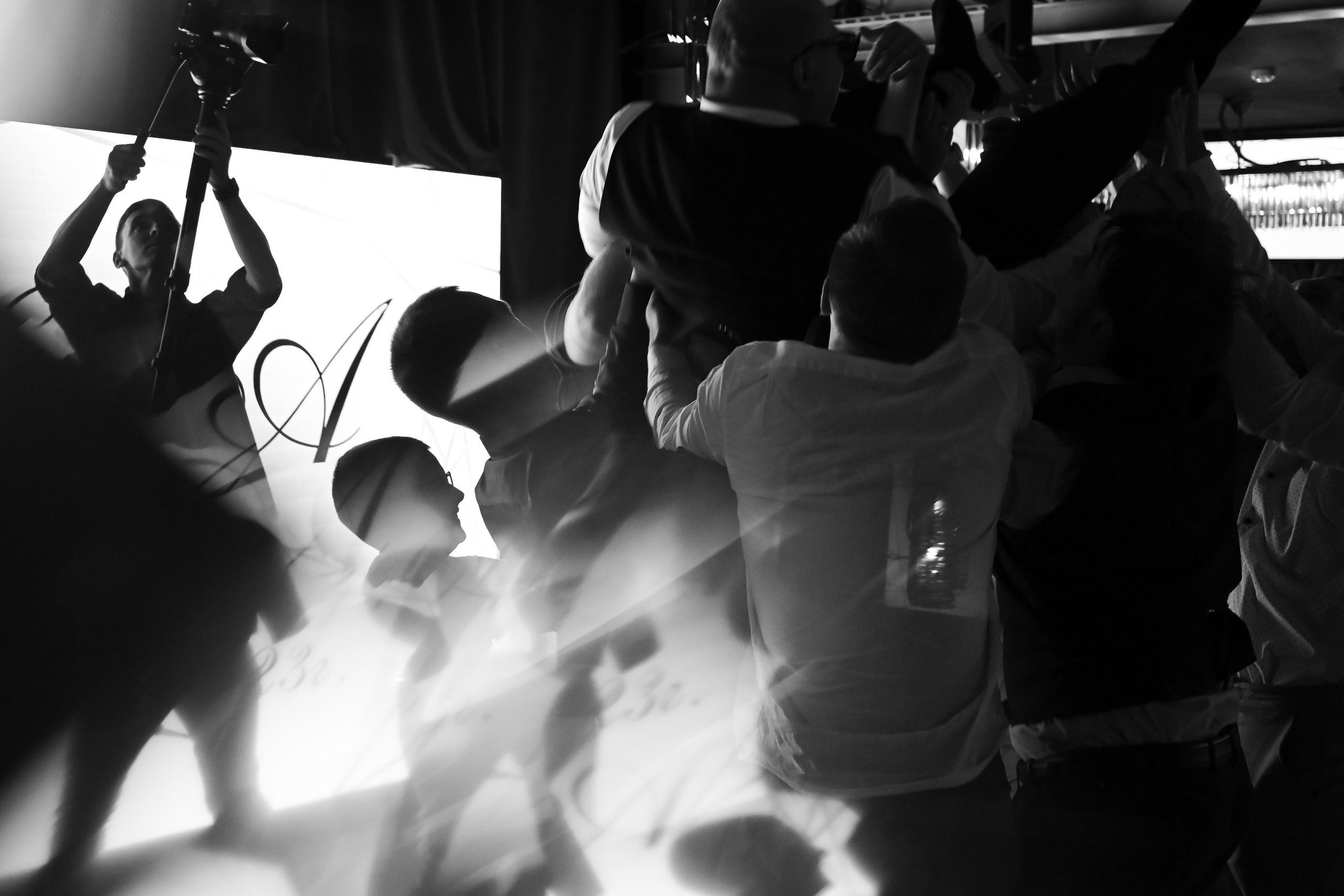 Black and white film. <3