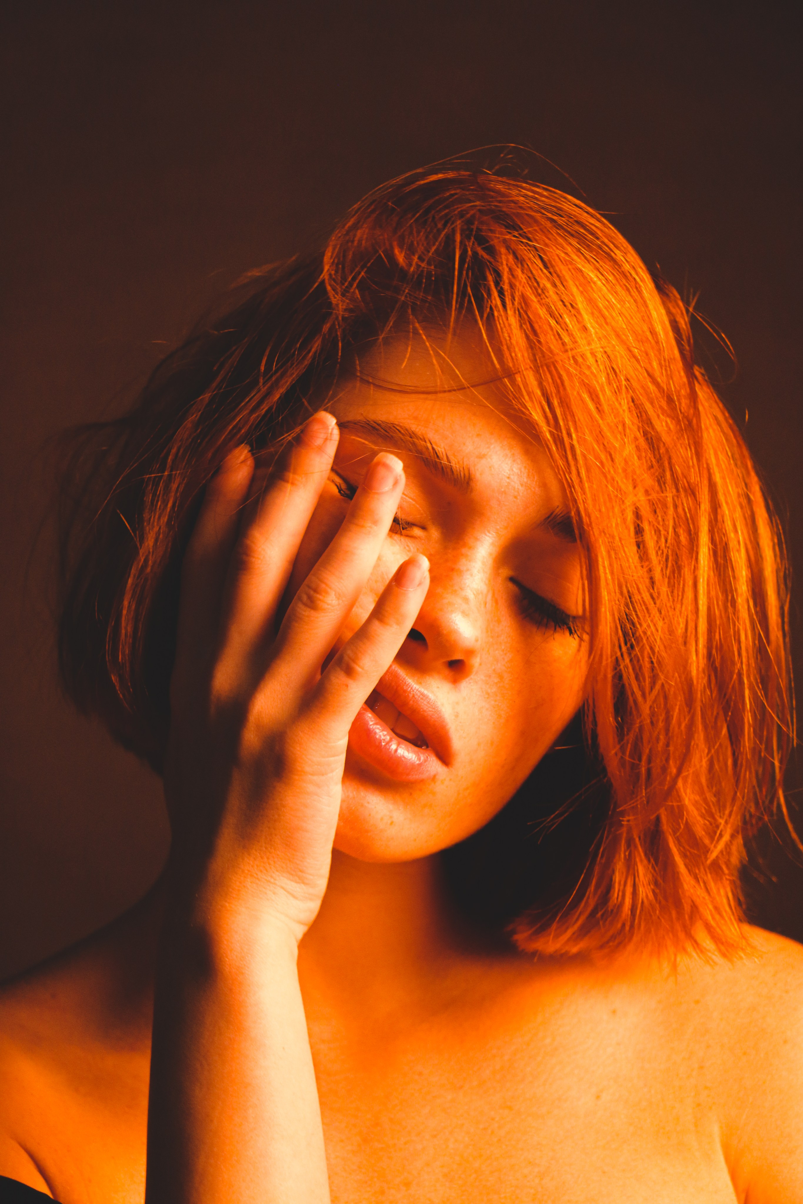 Студийный портрет с гелевыми фильтрами