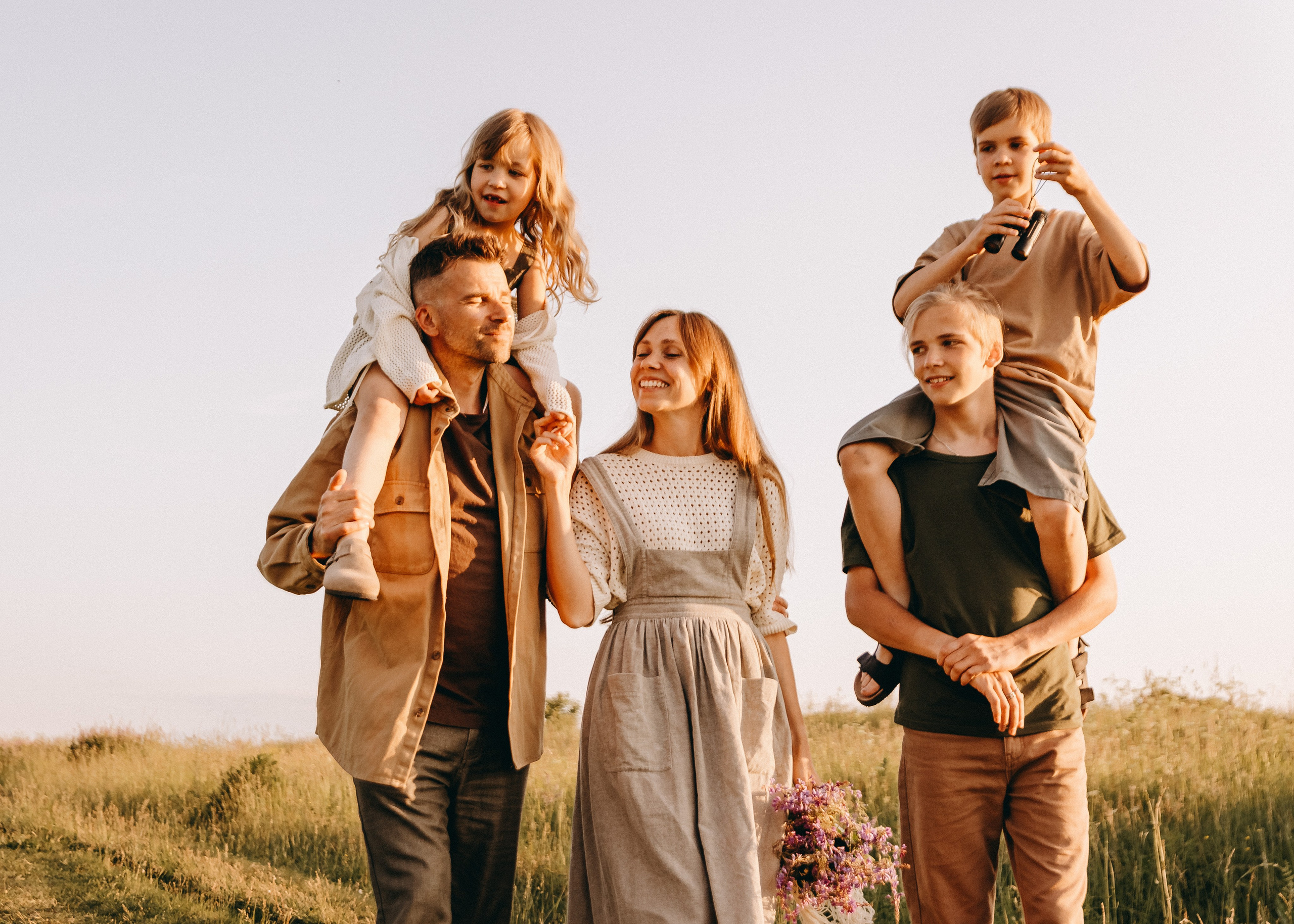 Наталья, Дмитрий, Артем, Леша и Аглая. Семейный фотограф В Москве Александра Дейкун