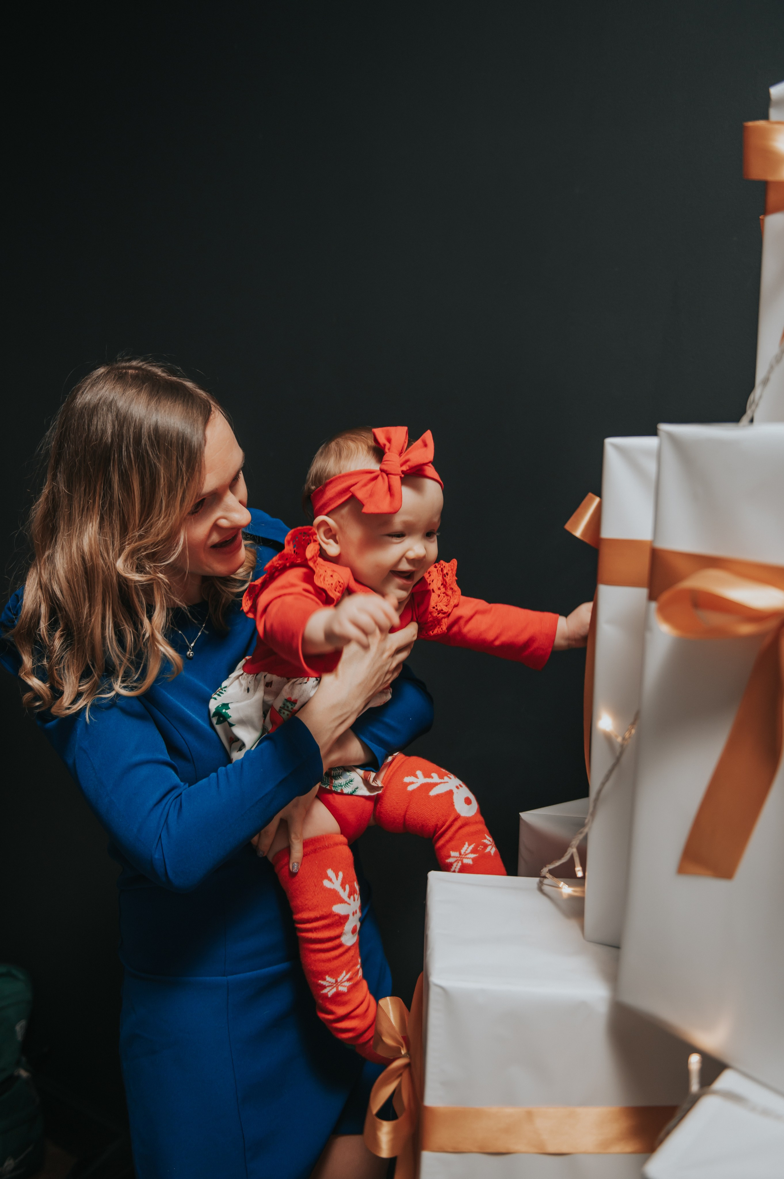Новогодняя студийная съемка для малышки. Свадебный и семейный фотограф София Невская