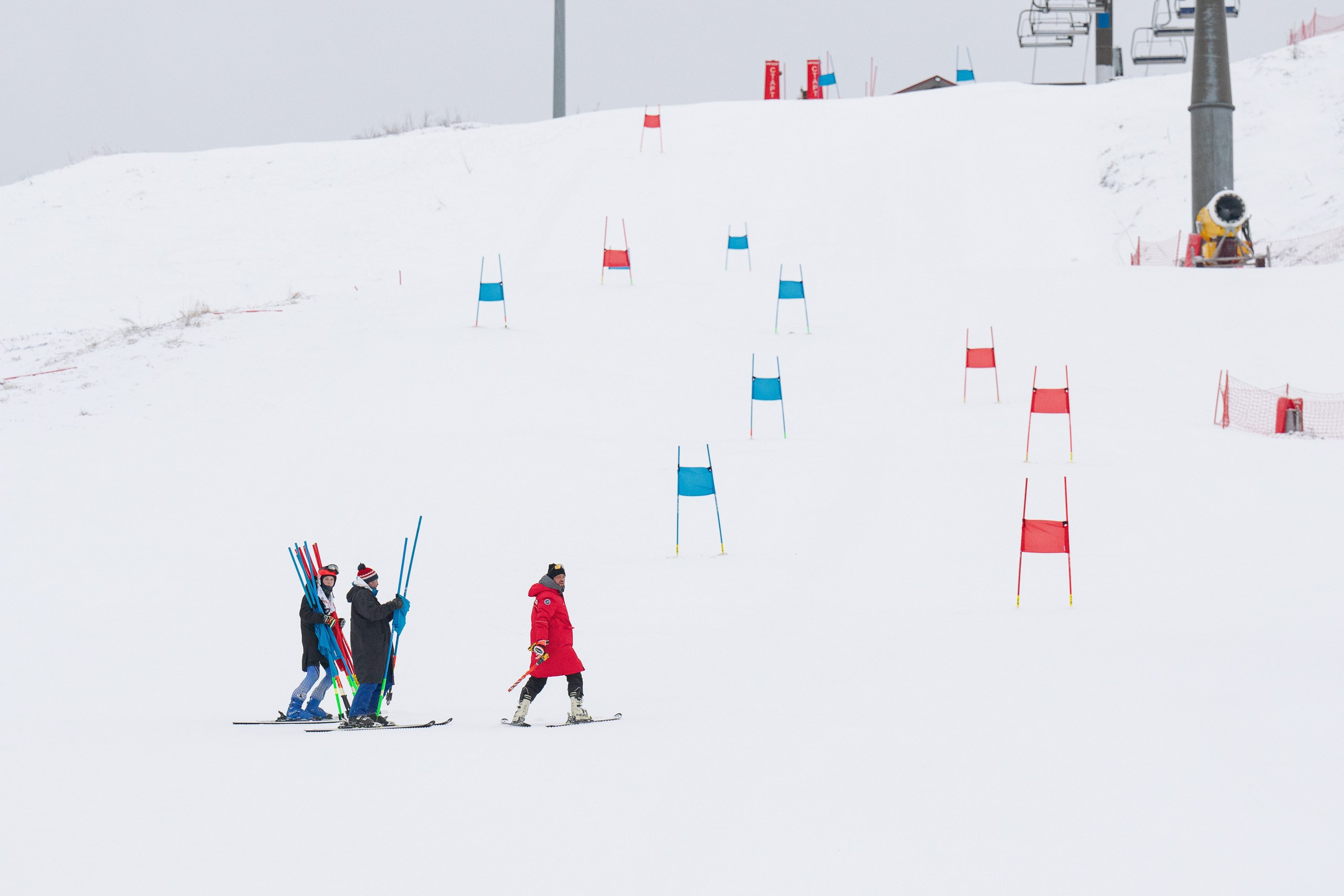Горные лыжи. Первенство Центрального Федерального Округа. GS U16 Шуколово. Фотограф Студитский Евгений