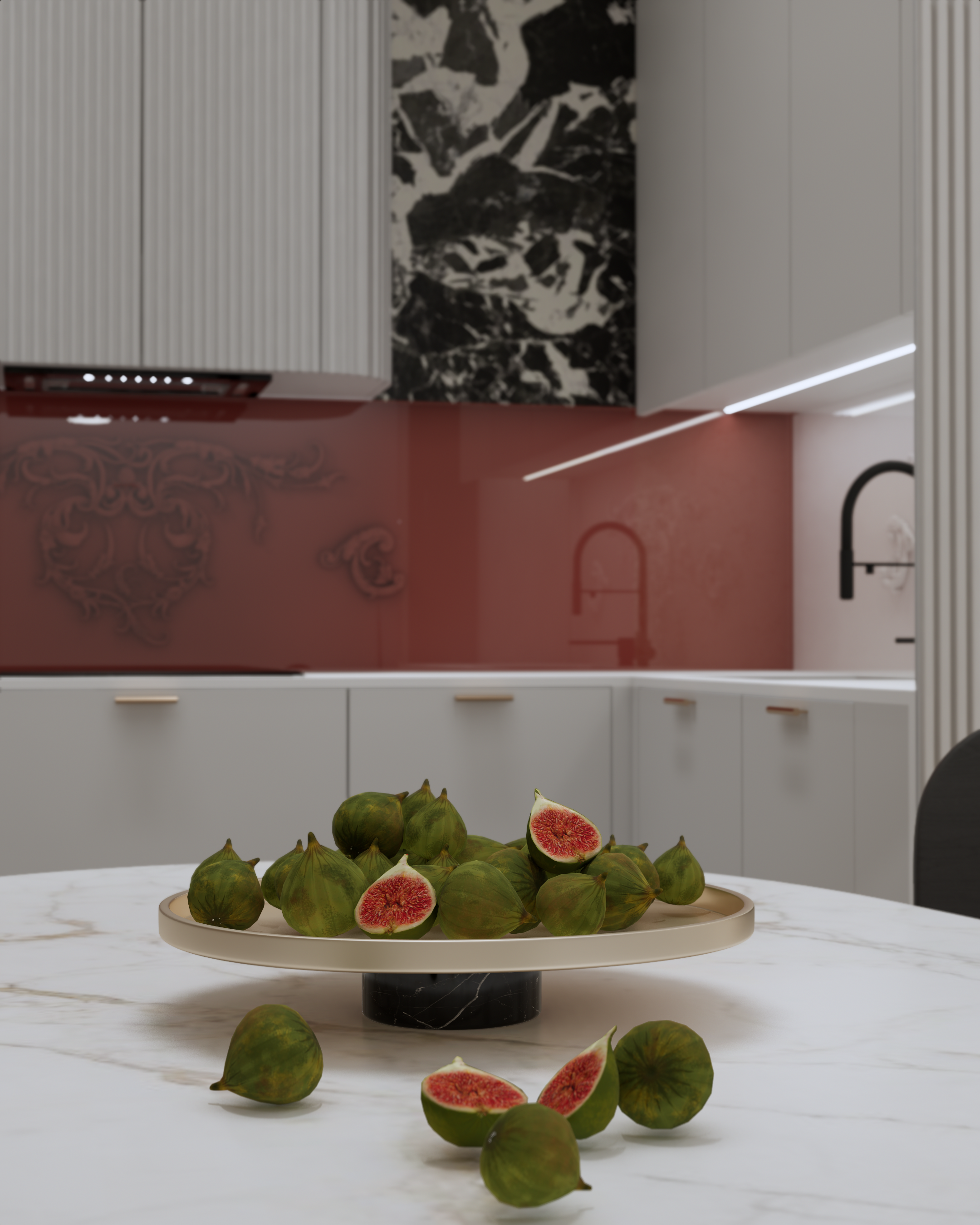 P.U.L.S.E Living Room | Design & Visualization. Интерьерная визуализация SketchUp+Enscape