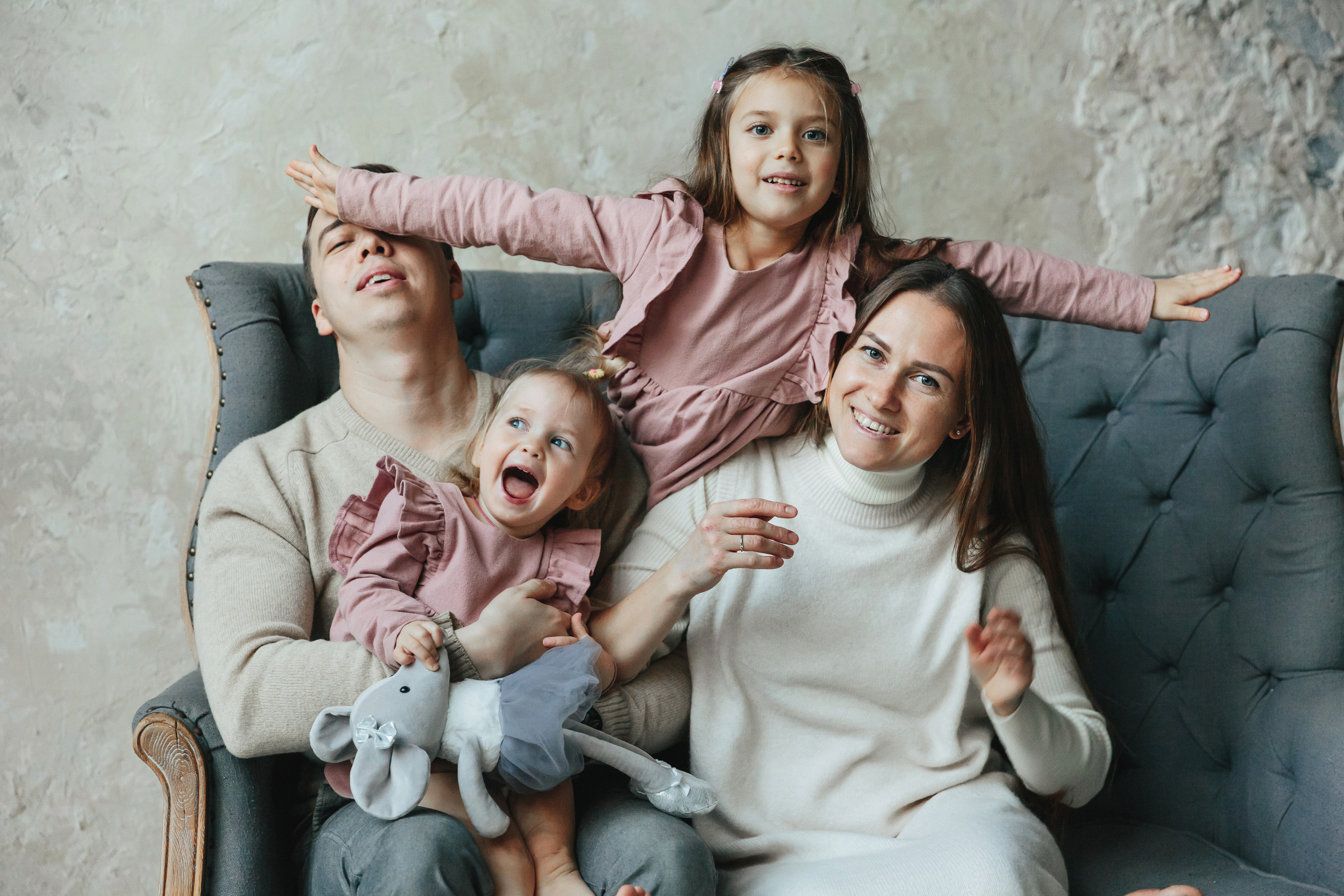 Кристина, Ваня, девочки. Семейный и детский фотограф в Москве Юлия Выганова Julia Joy