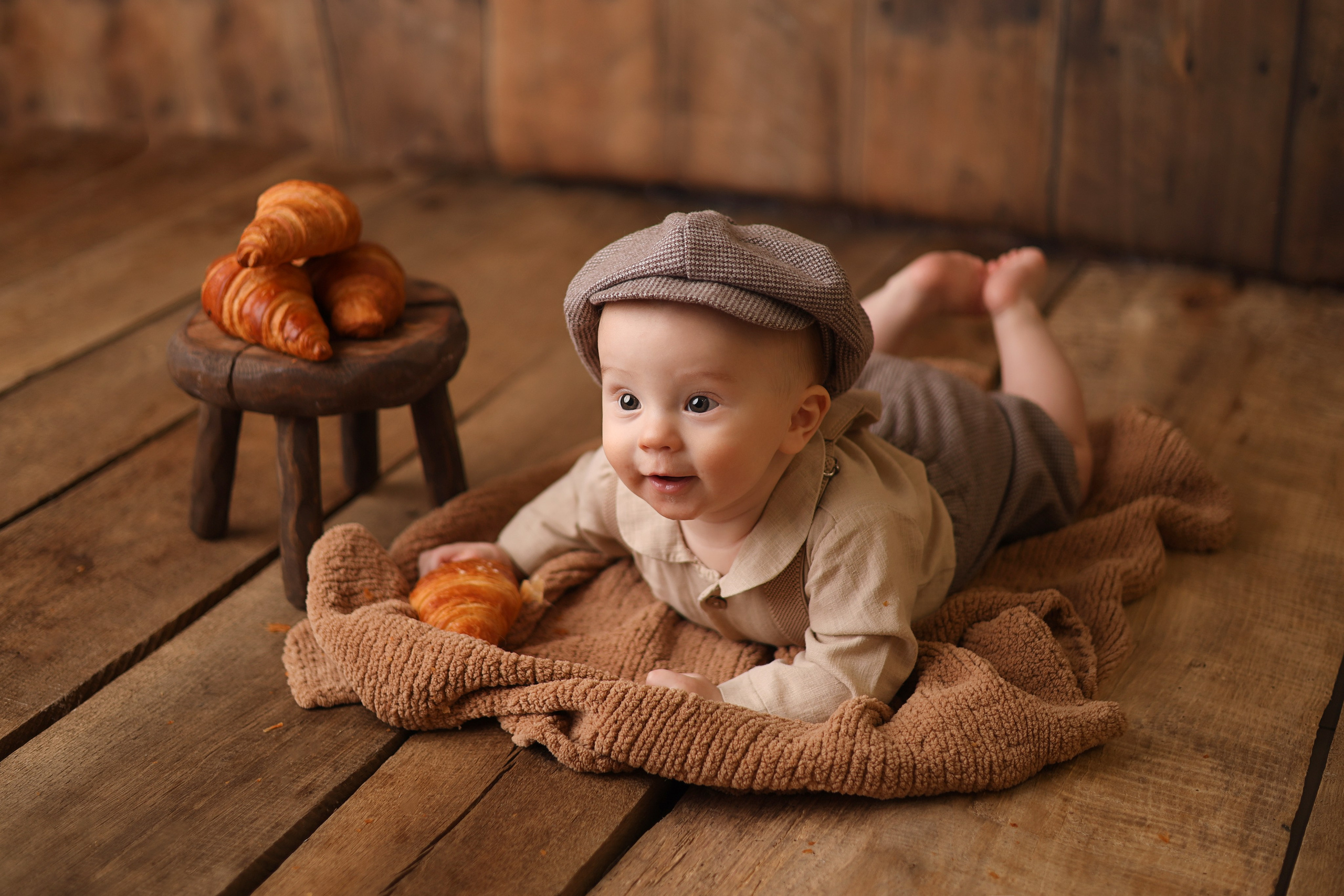 Фотосъемка малыша в 6 месяцев в Москве. Фотограф новорожденных Москва. Ньюборн фотограф Москва