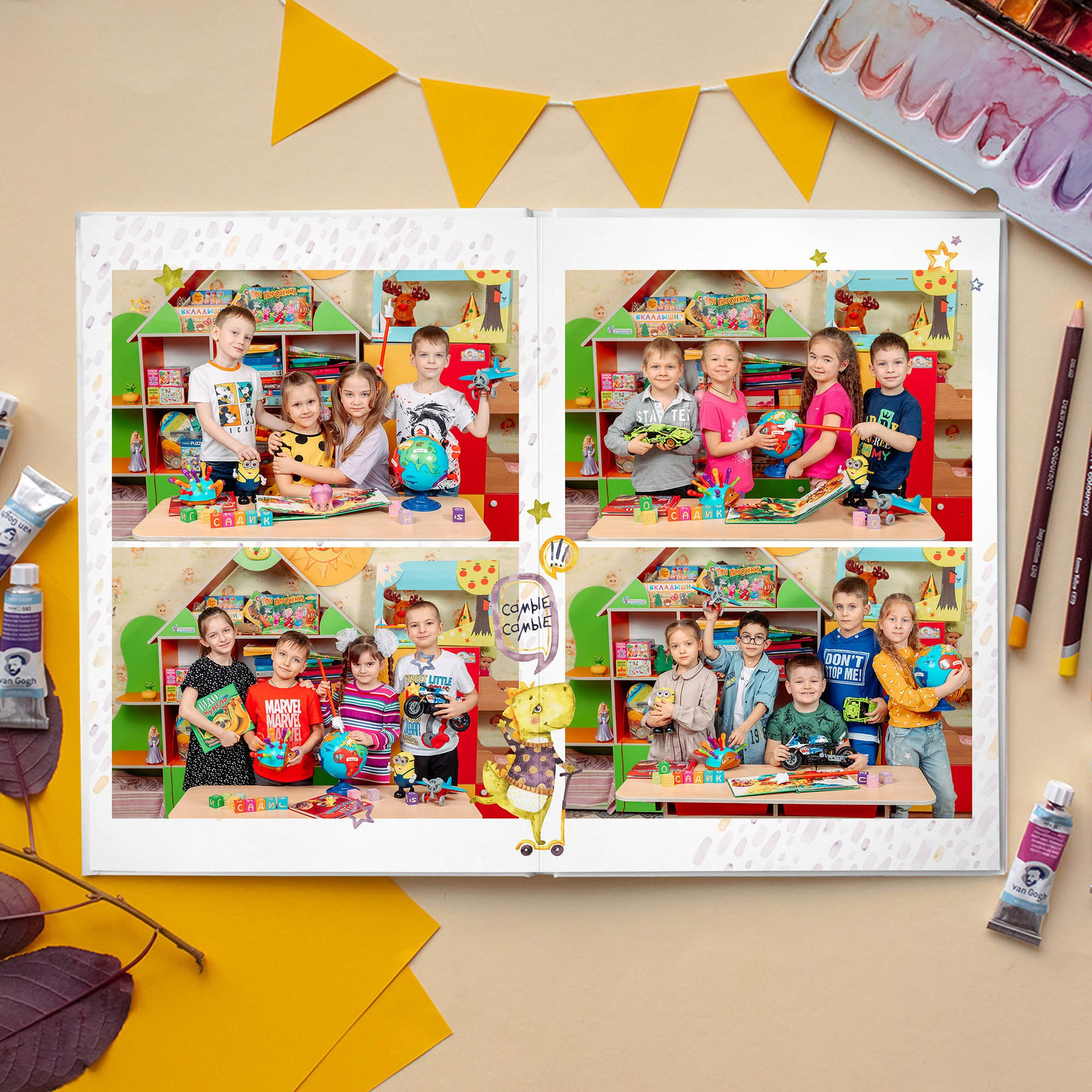 Выпускной альбом S для детского сада. REPEYBOOK | Выпускные альбомы для детского сада и класса