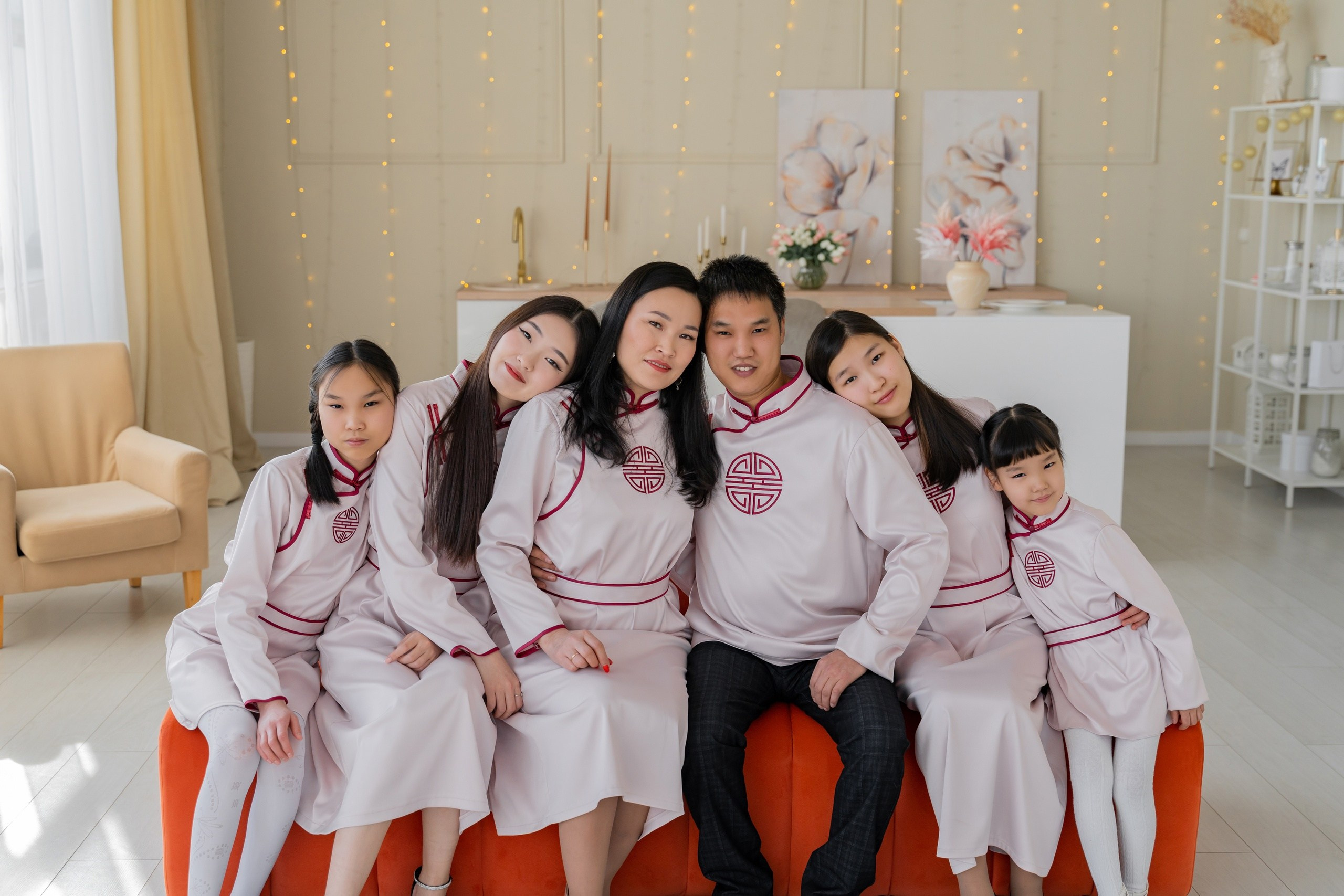 Комплекты Family look. Фотостудия Малина в городе Улан-Удэ. Фотограф Ирина Жарникова