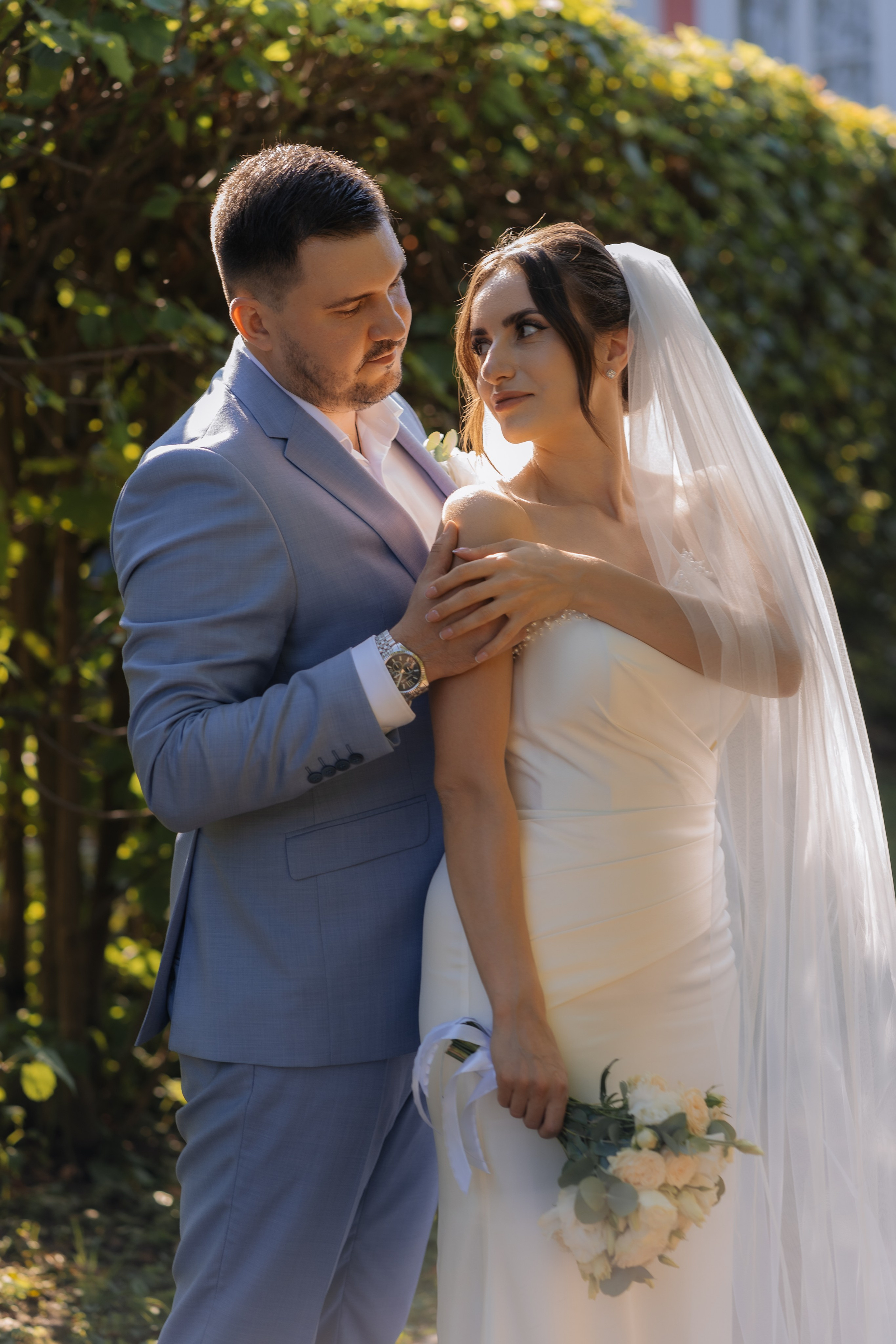 Свадебная фотосессия в Москве, парк Кусково. Свадебный фотограф в Москве Анна Полушина