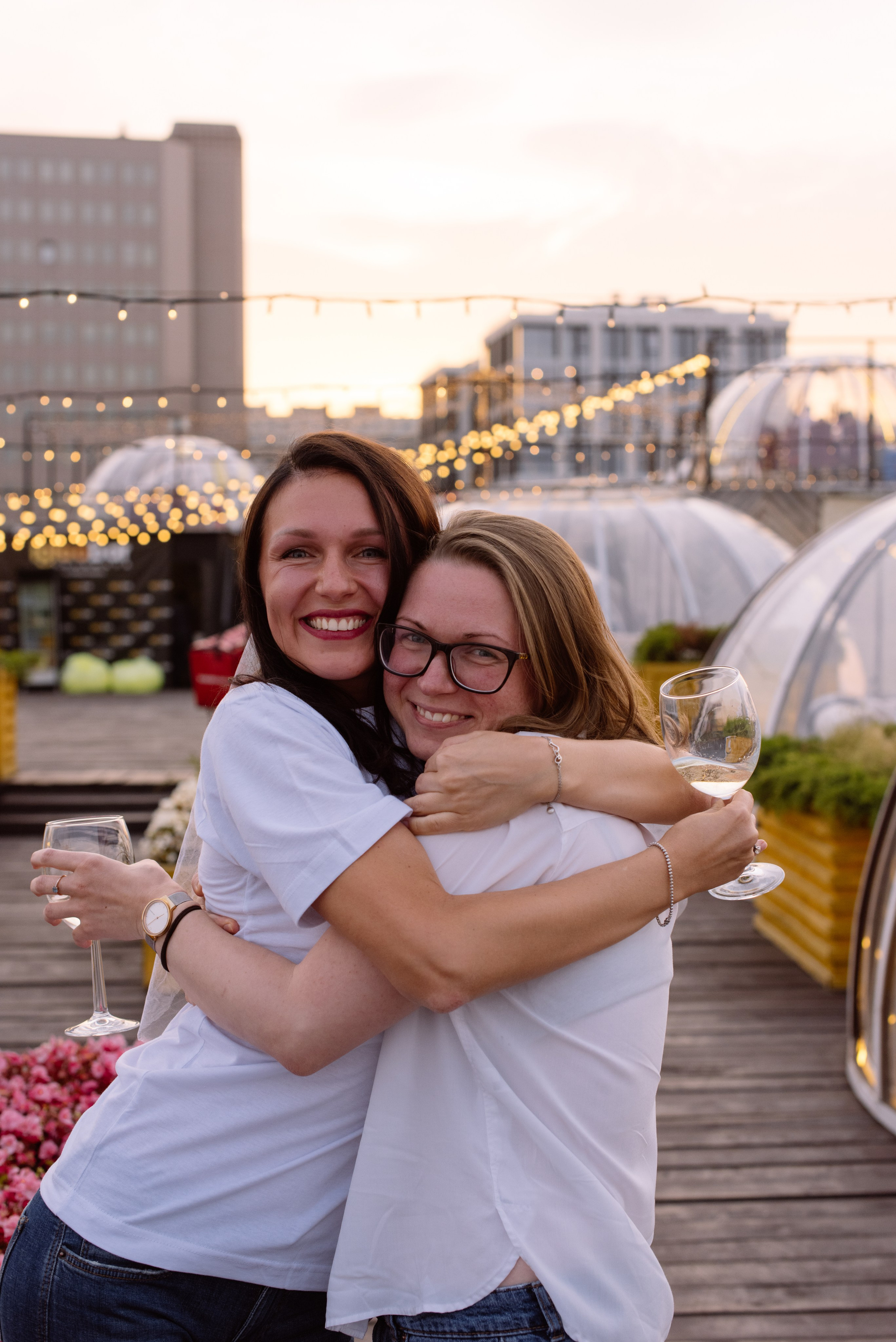 Девичник на крыше Loft. Свадебный фотограф в Москве Анна Полушина