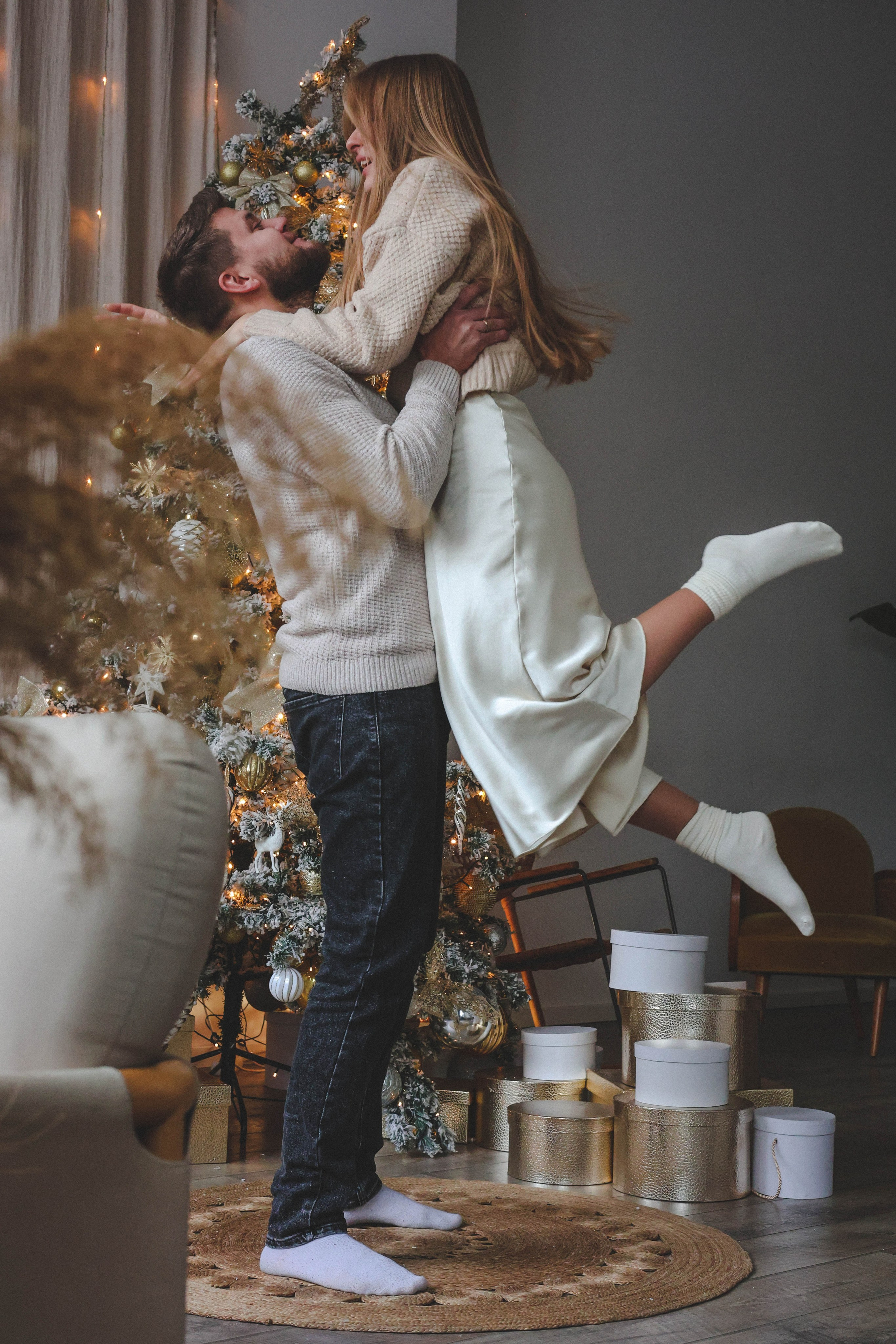 Новогодняя история «Кира и ее семья». Фотограф в Москве Анастасия Калинина