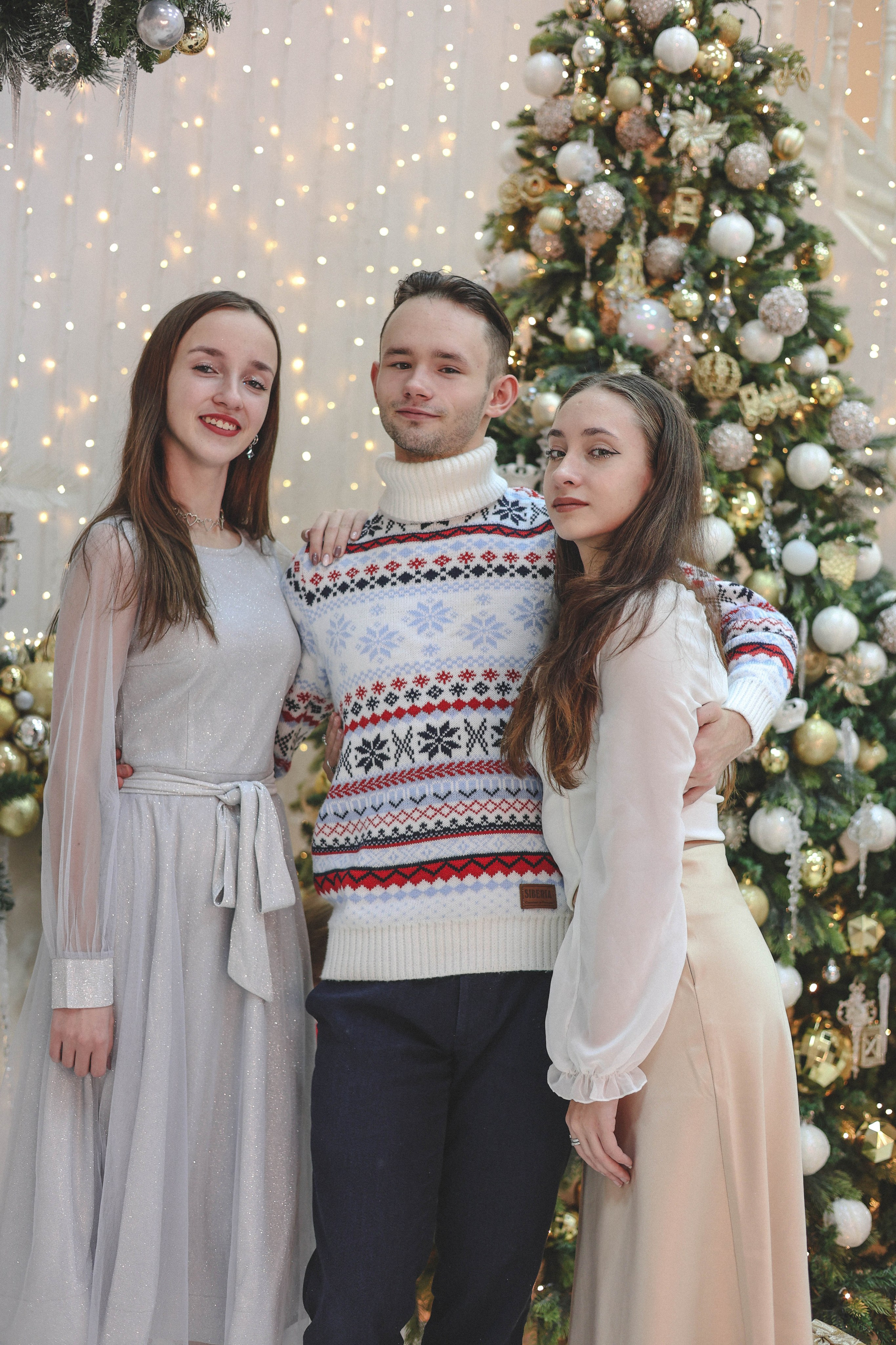 Новогодняя история «Ирина и ее семья». Фотограф в Москве Анастасия Калинина