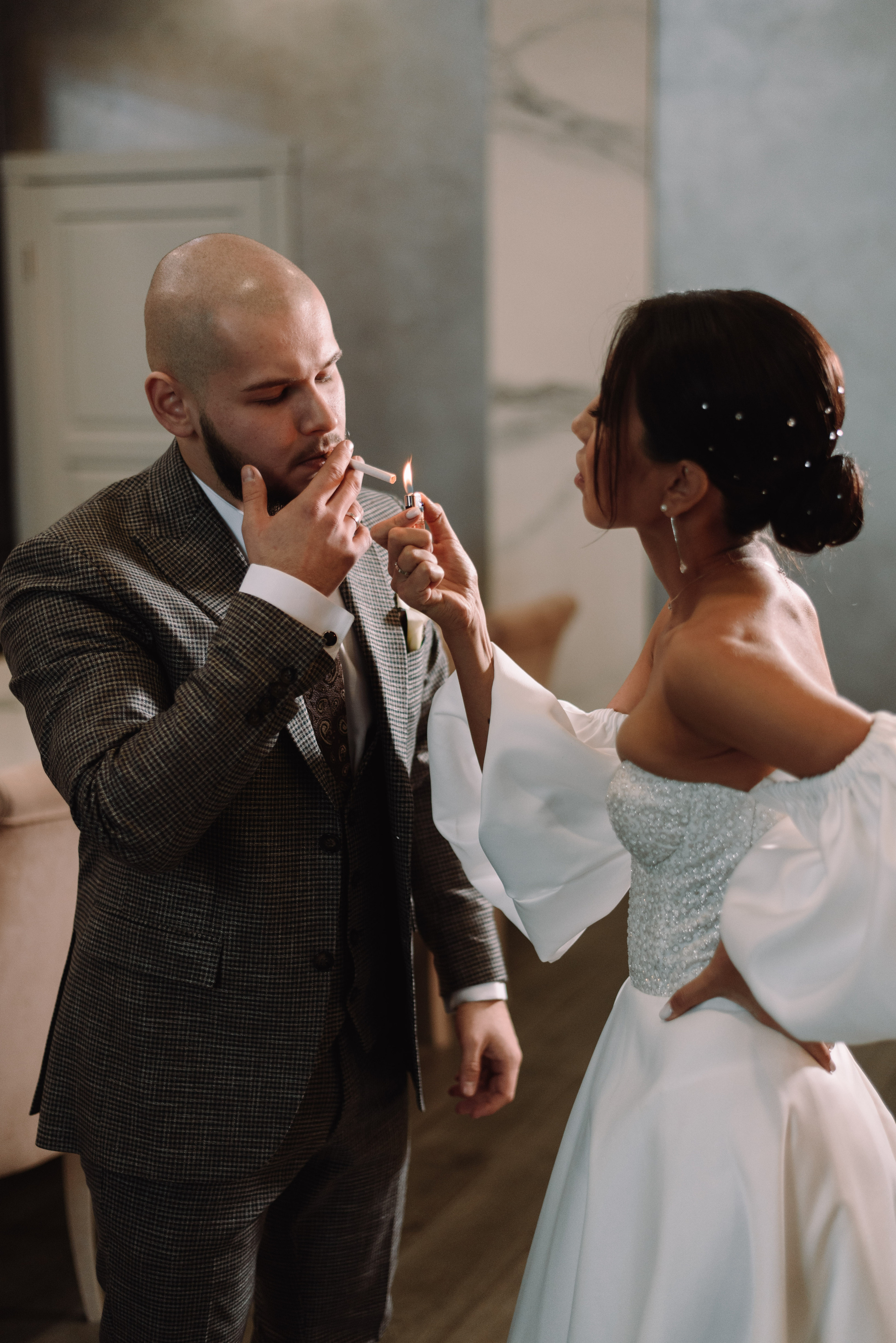 Дима и Настя (Mr. & Mrs. Smith). Свадебный фотограф Анастасия Бударина