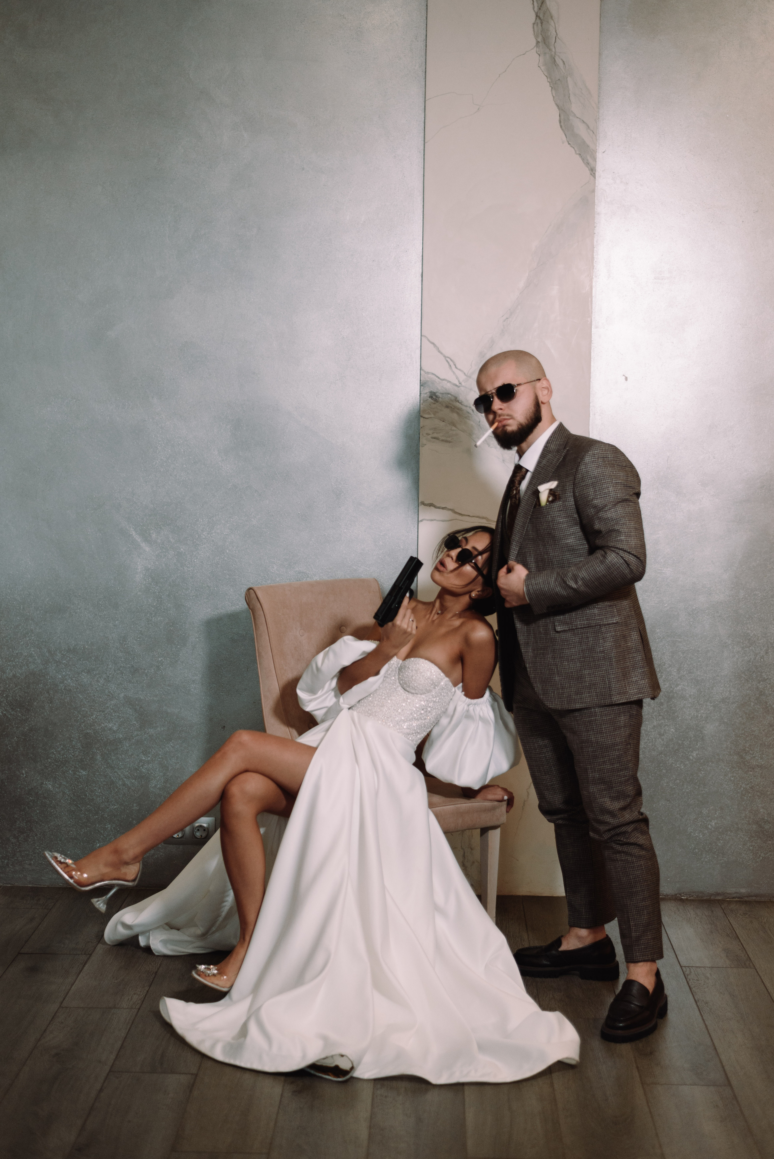 Дима и Настя (Mr. & Mrs. Smith). Свадебный фотограф Анастасия Бударина