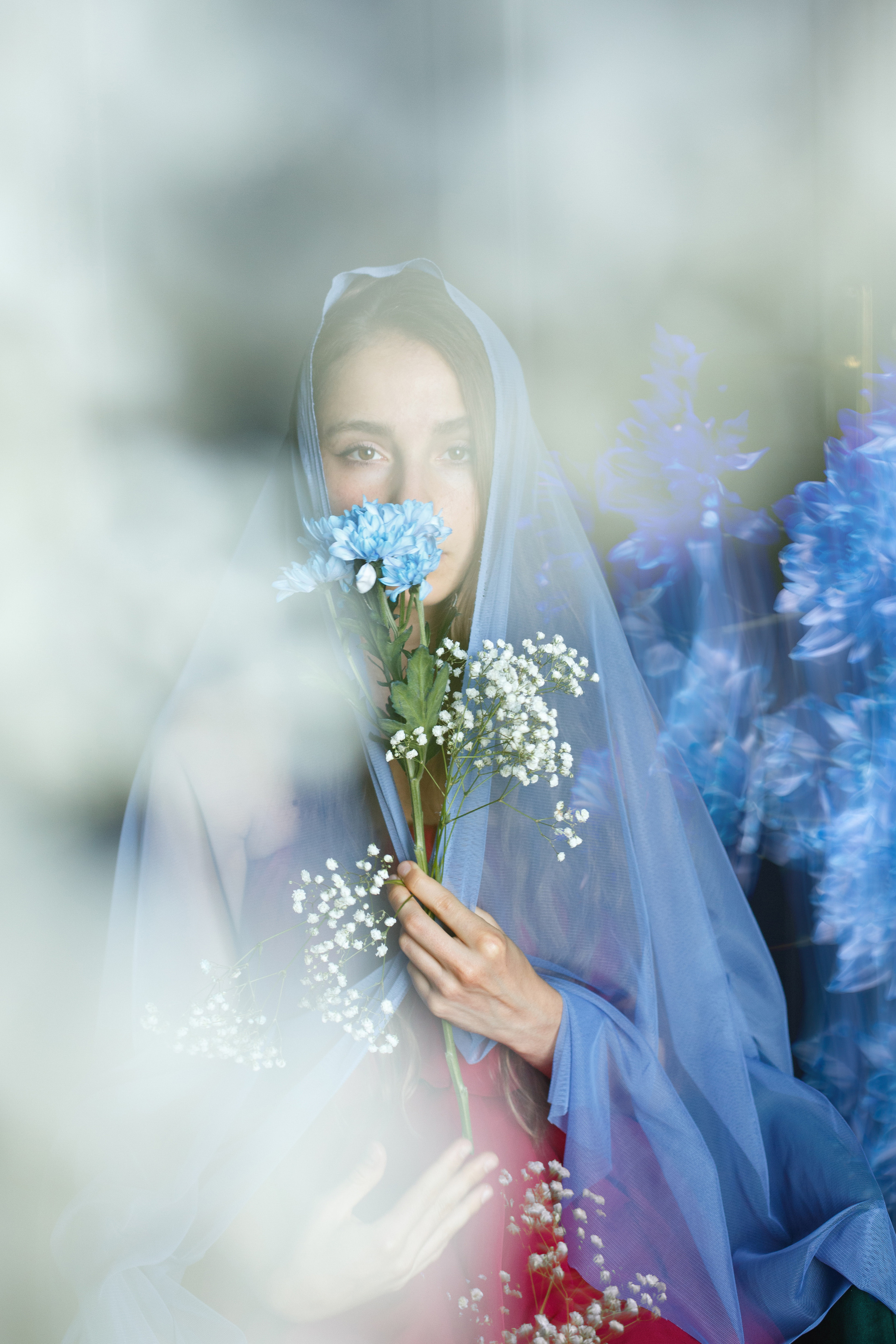 Женя и цветы