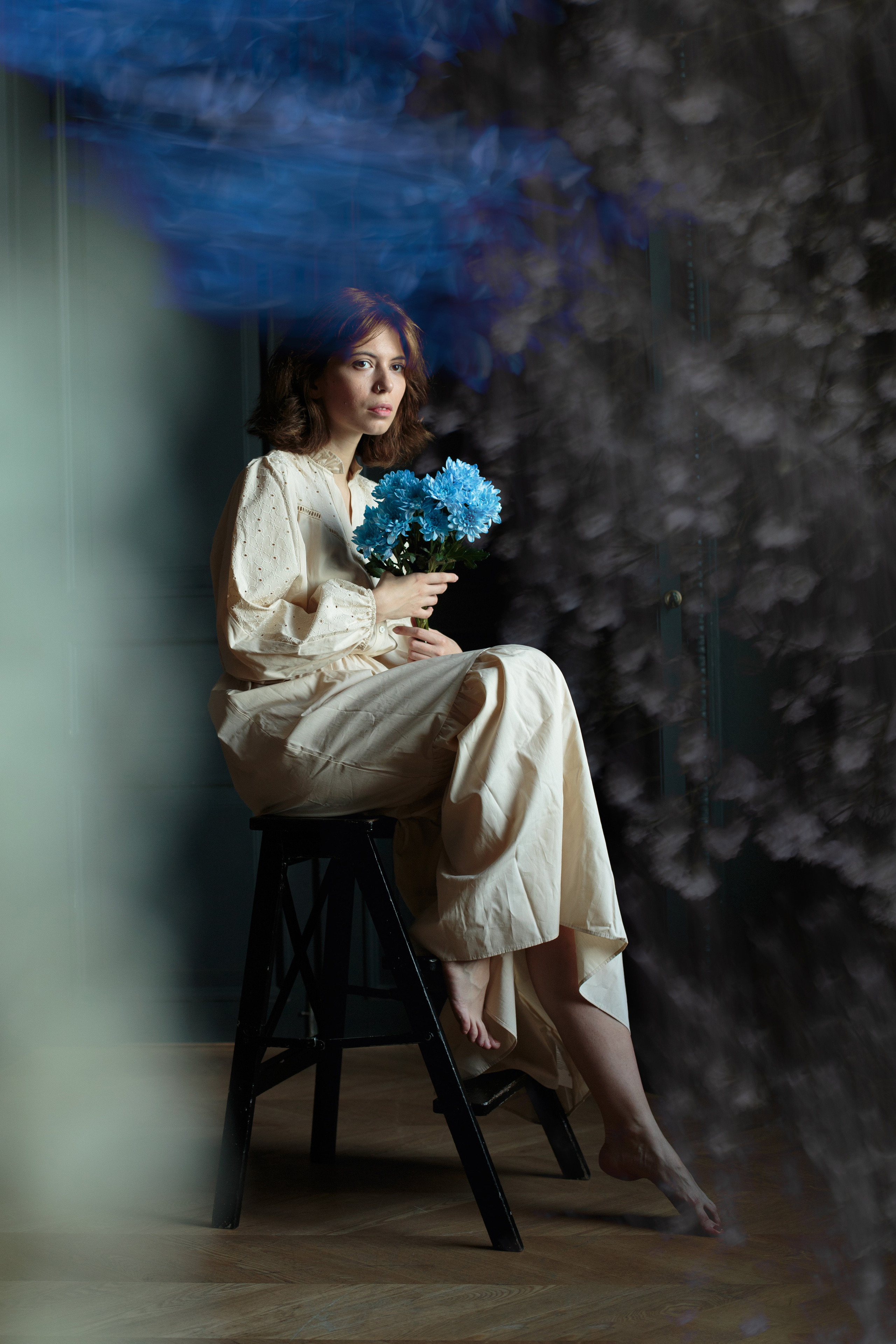 Ника и цветы. Портретный фотограф СПб — Ира Волкова