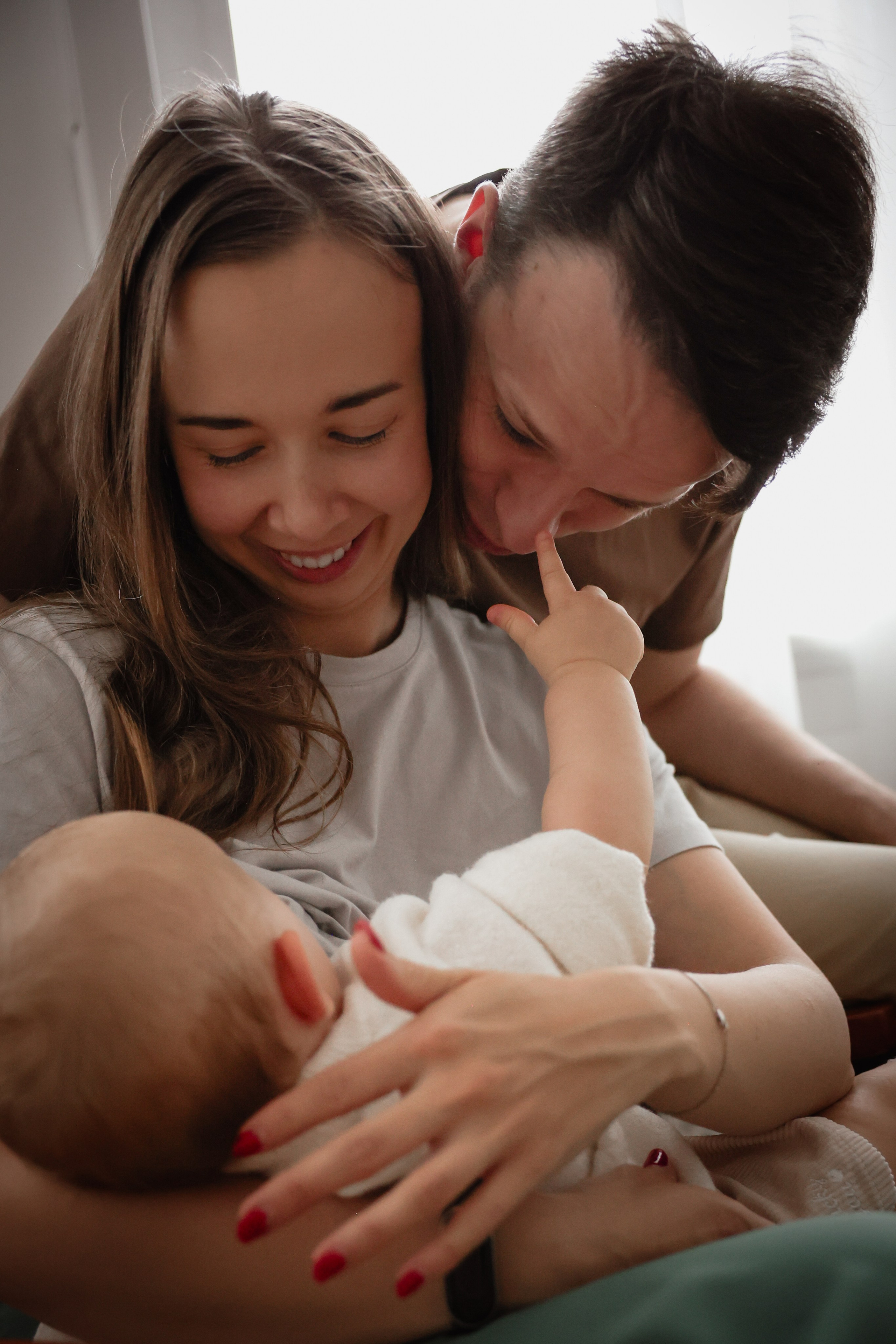 Малышка Ми с родителями. Ваш семейный newborn и lifestyle фотограф в СПБ Наталья Журавлева