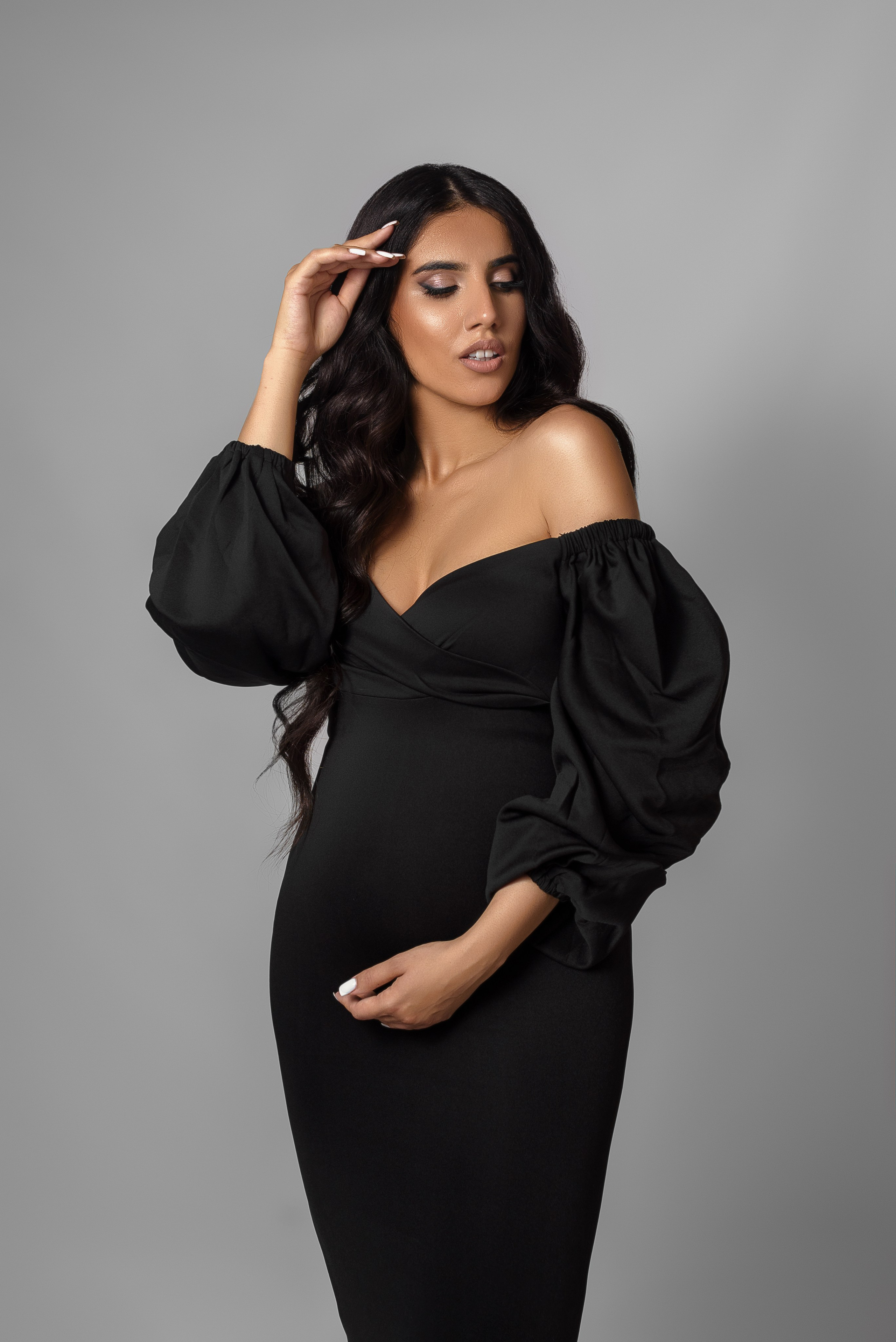 Стильная фотосессия беременности. Фотограф беременности и новорожденных в Рязани