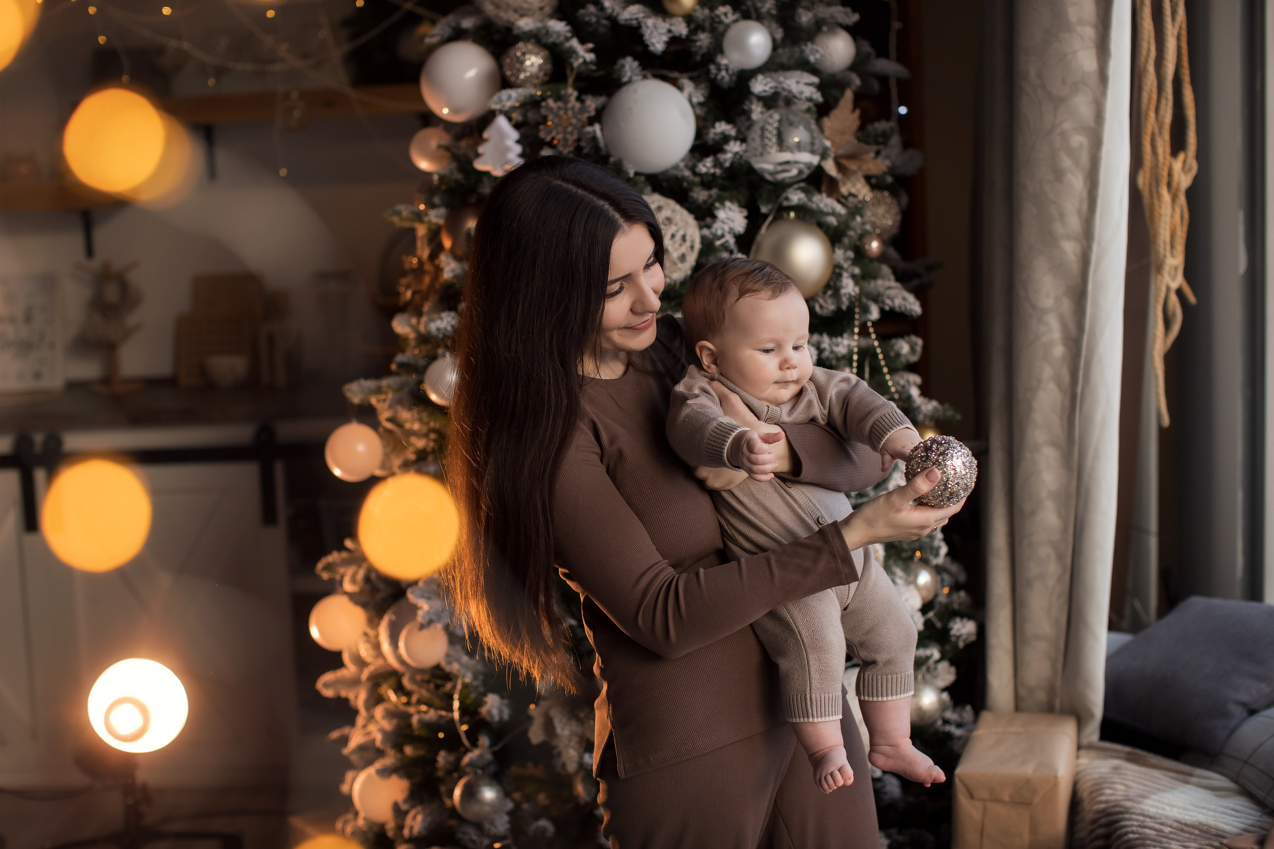 Первый Новый год. Семейный и детский фотограф в Саратове Полина Коткина