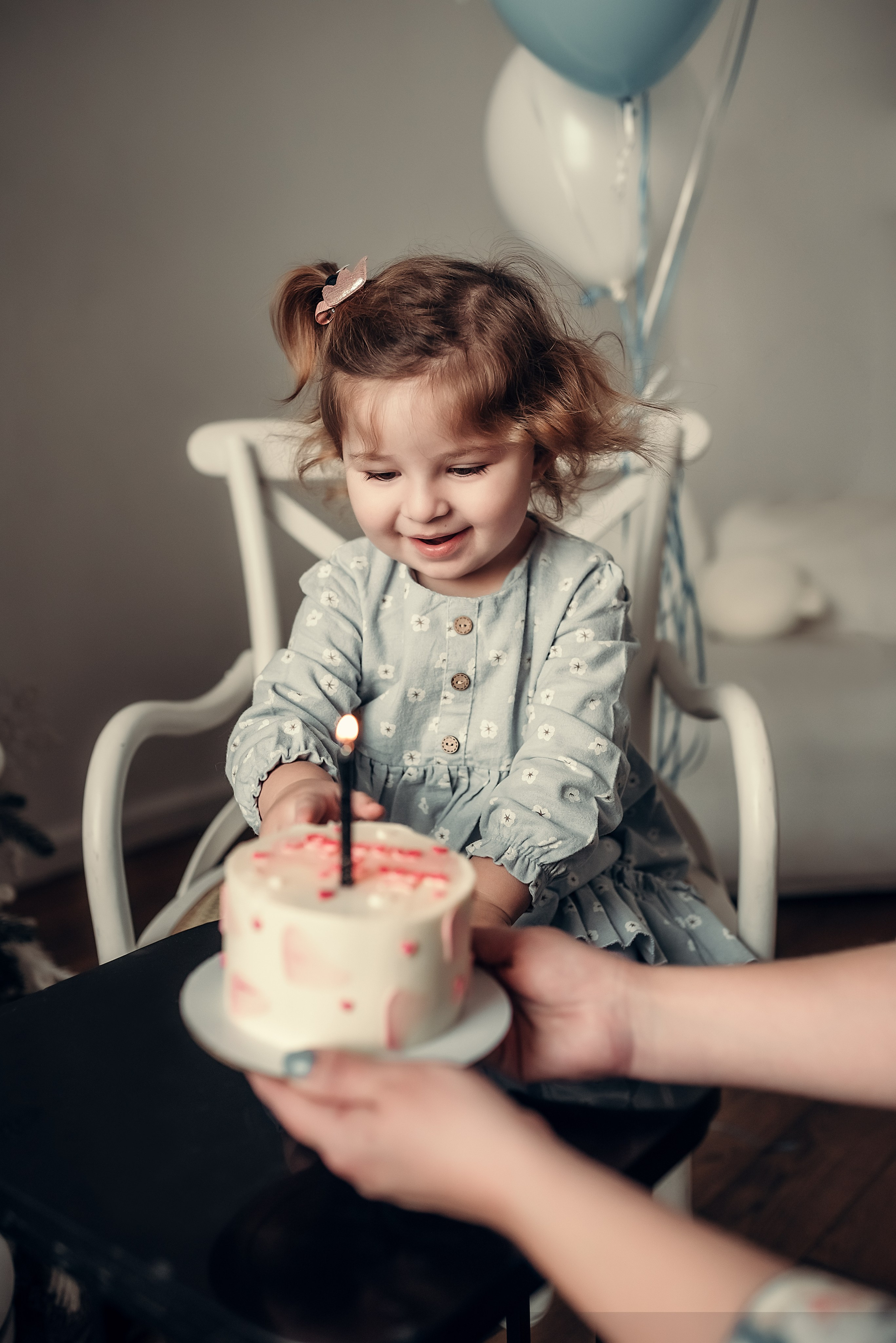 Фотосессия на 2 годика для Веры, студия Skypoint. Фотограф в Санкт- Петербурге Мария Золотарь