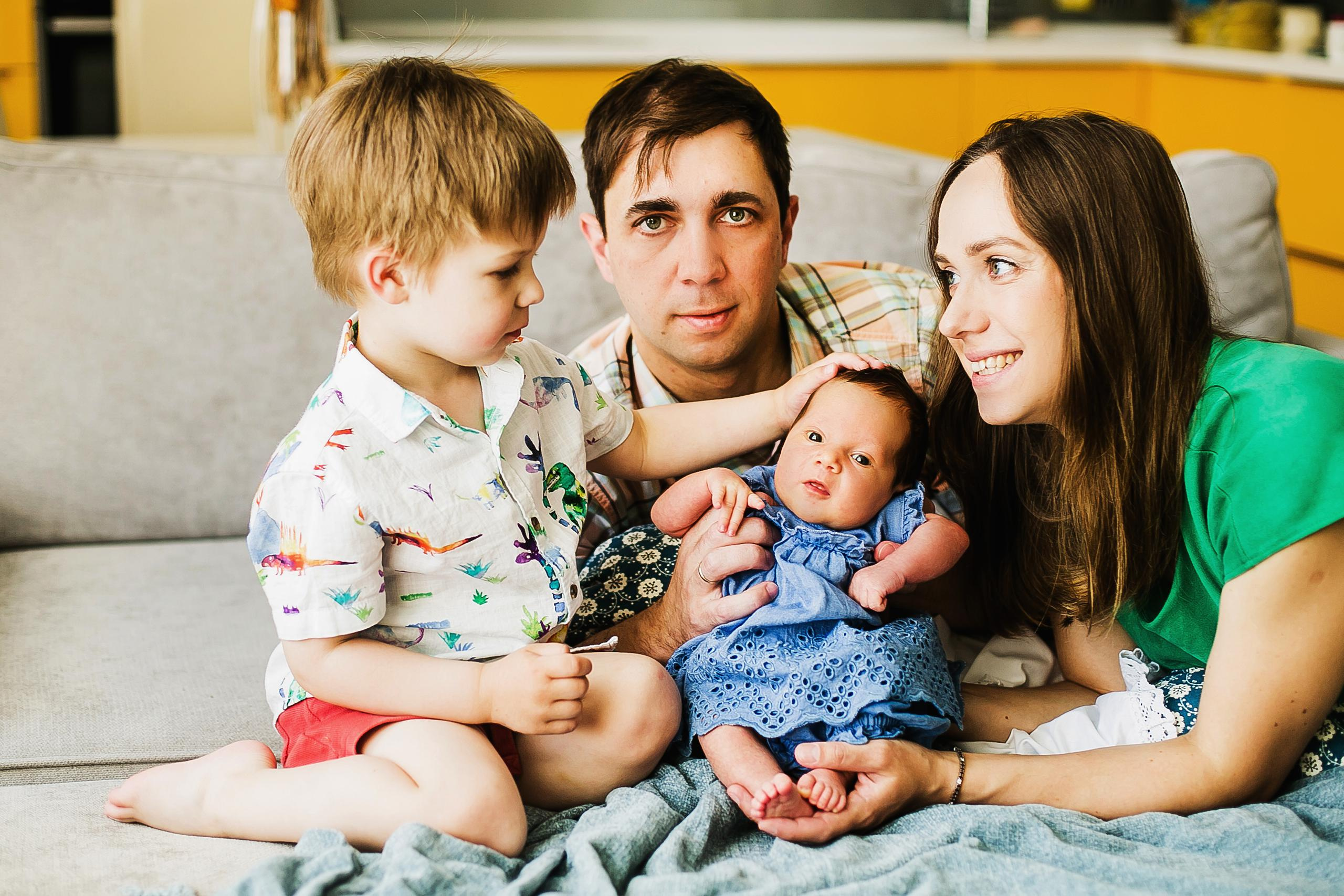 Машенька, Мишенька и родители. Фотограф Полина Егорова город Тюмень