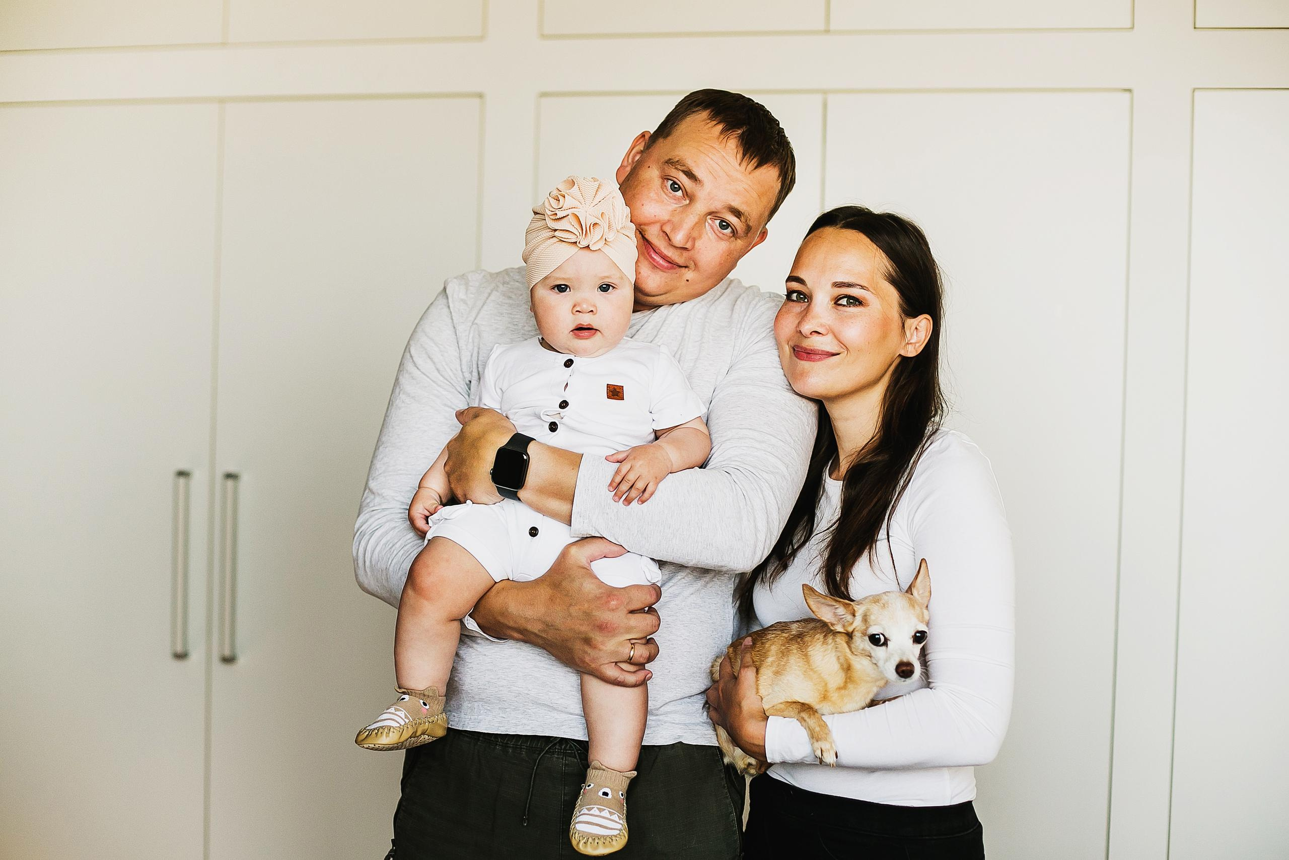 Семья малышки Эммы. Фотограф Полина Егорова город Тюмень