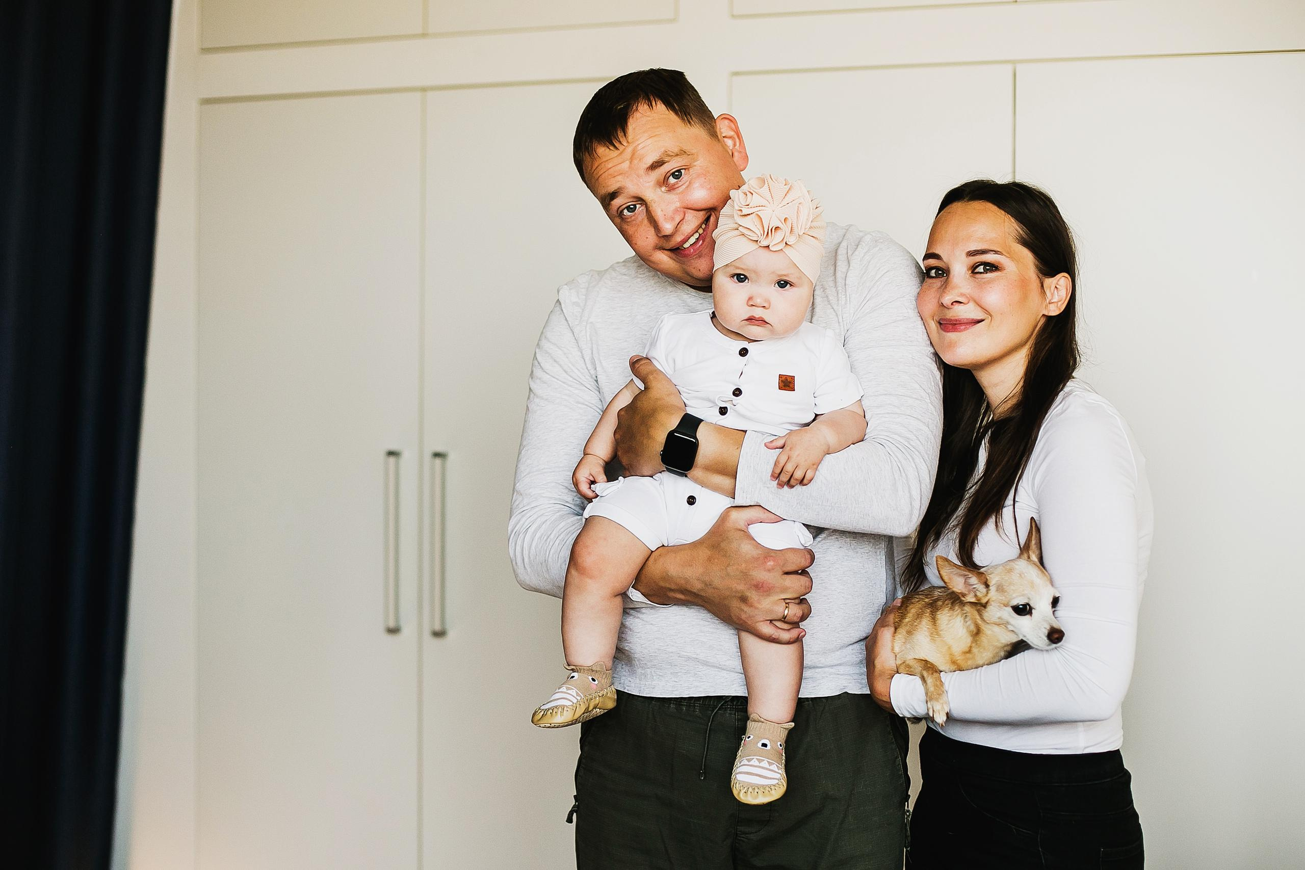 Семья малышки Эммы. Фотограф Полина Егорова город Тюмень