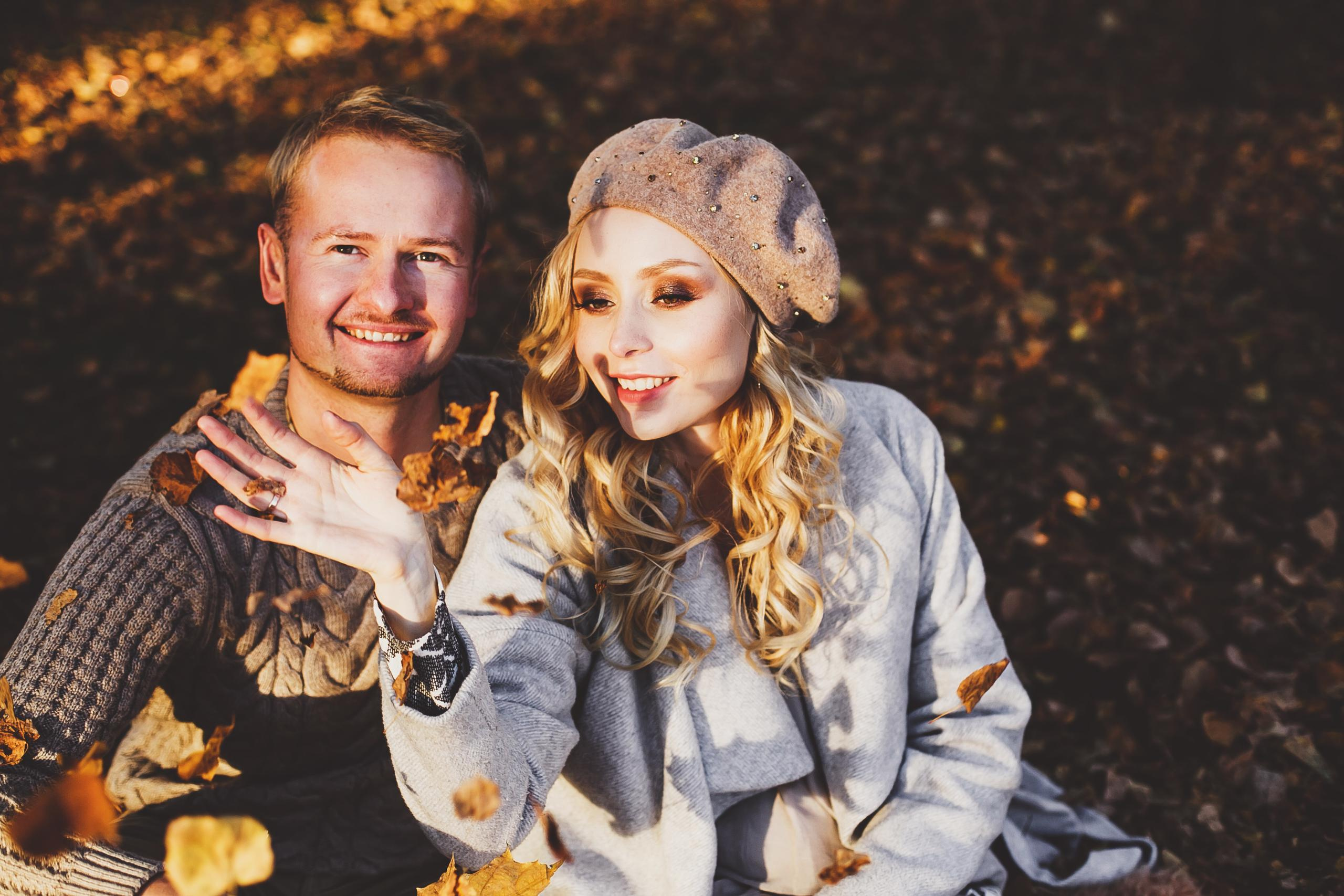 Сергей и Людочка. Осень. Фотограф Полина Егорова город Тюмень