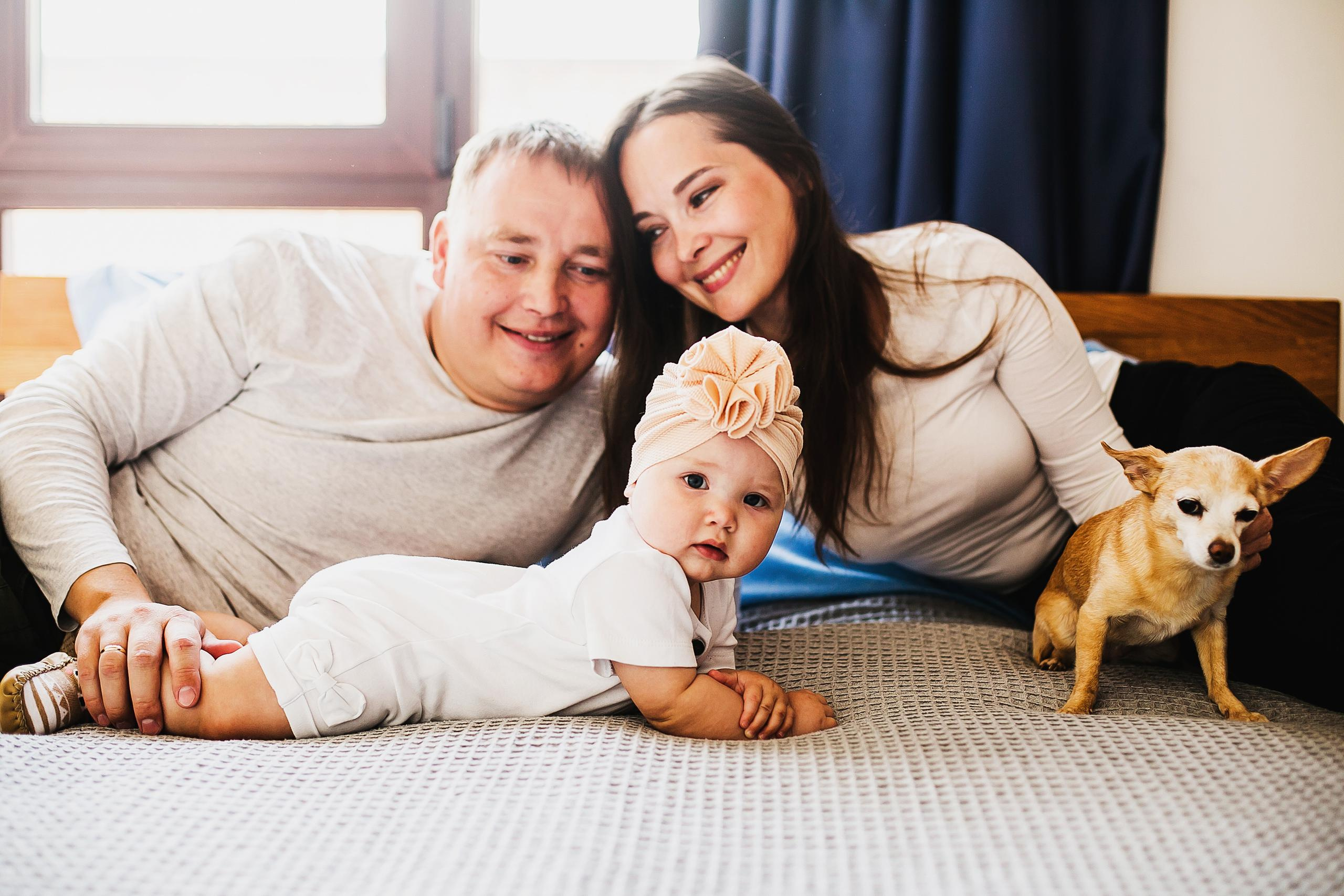 Семья малышки Эммы. Фотограф Полина Егорова город Тюмень