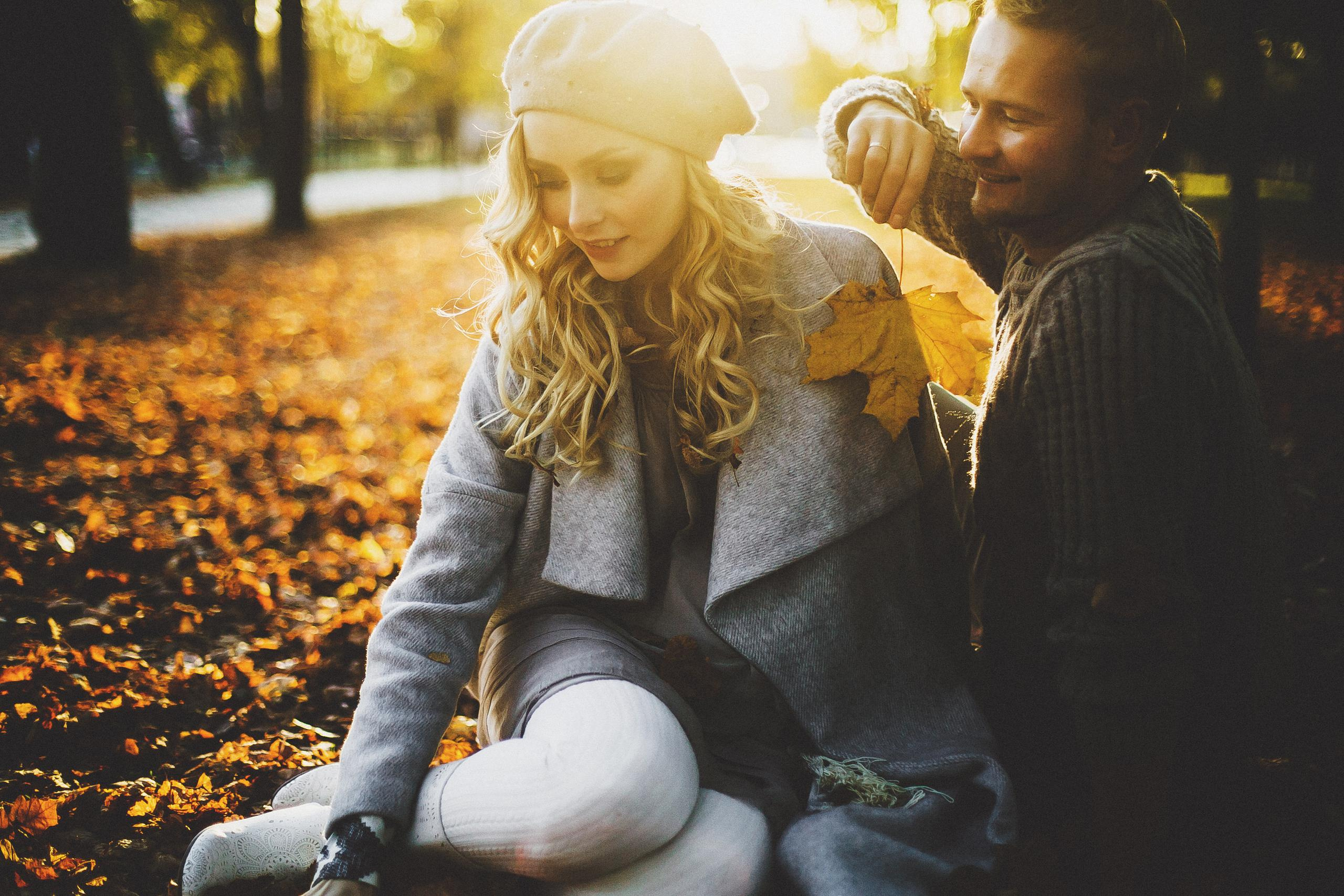 Сергей и Людочка. Осень. Фотограф Полина Егорова город Тюмень