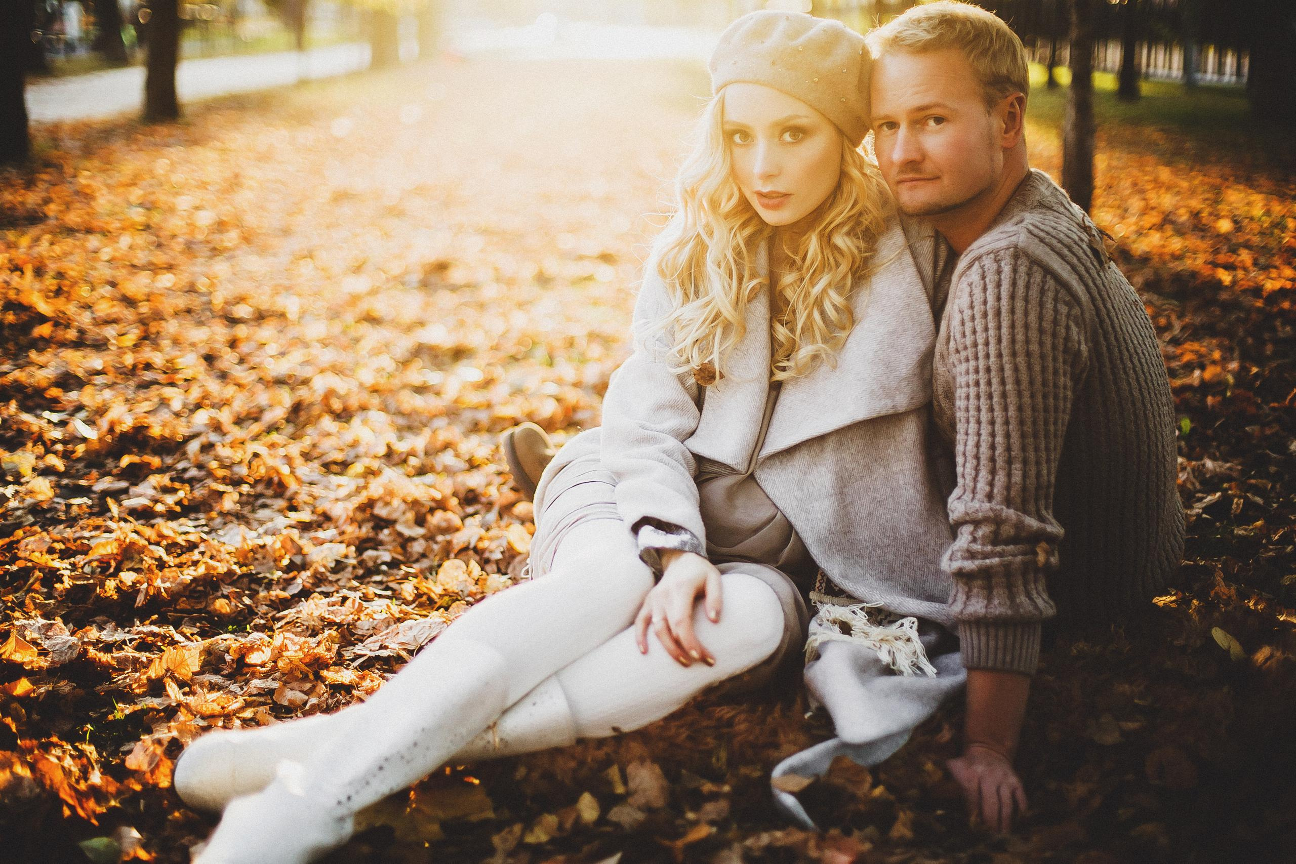 Сергей и Людочка. Осень. Фотограф Полина Егорова город Тюмень