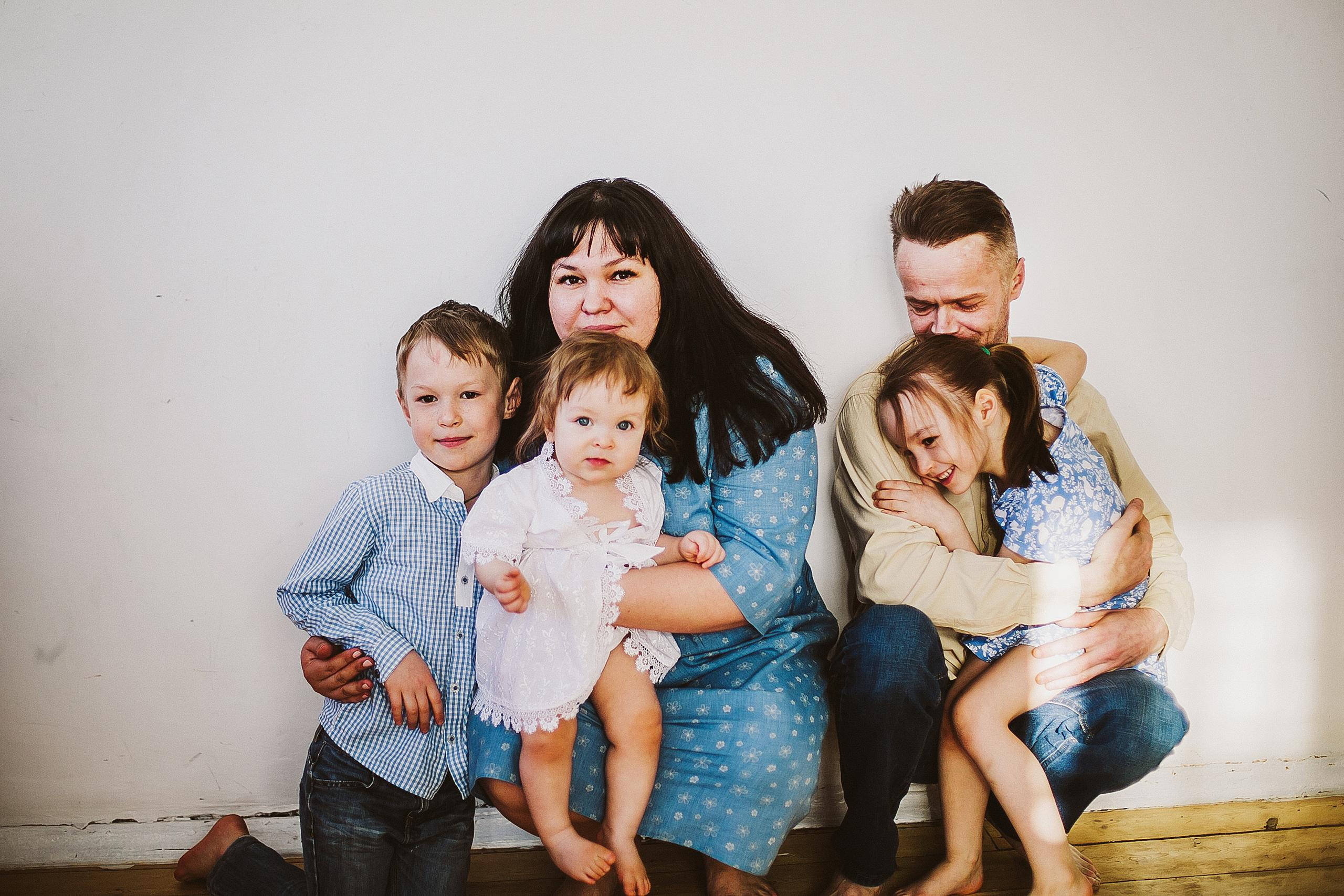 Семья Надежды. Фотограф Полина Егорова город Тюмень