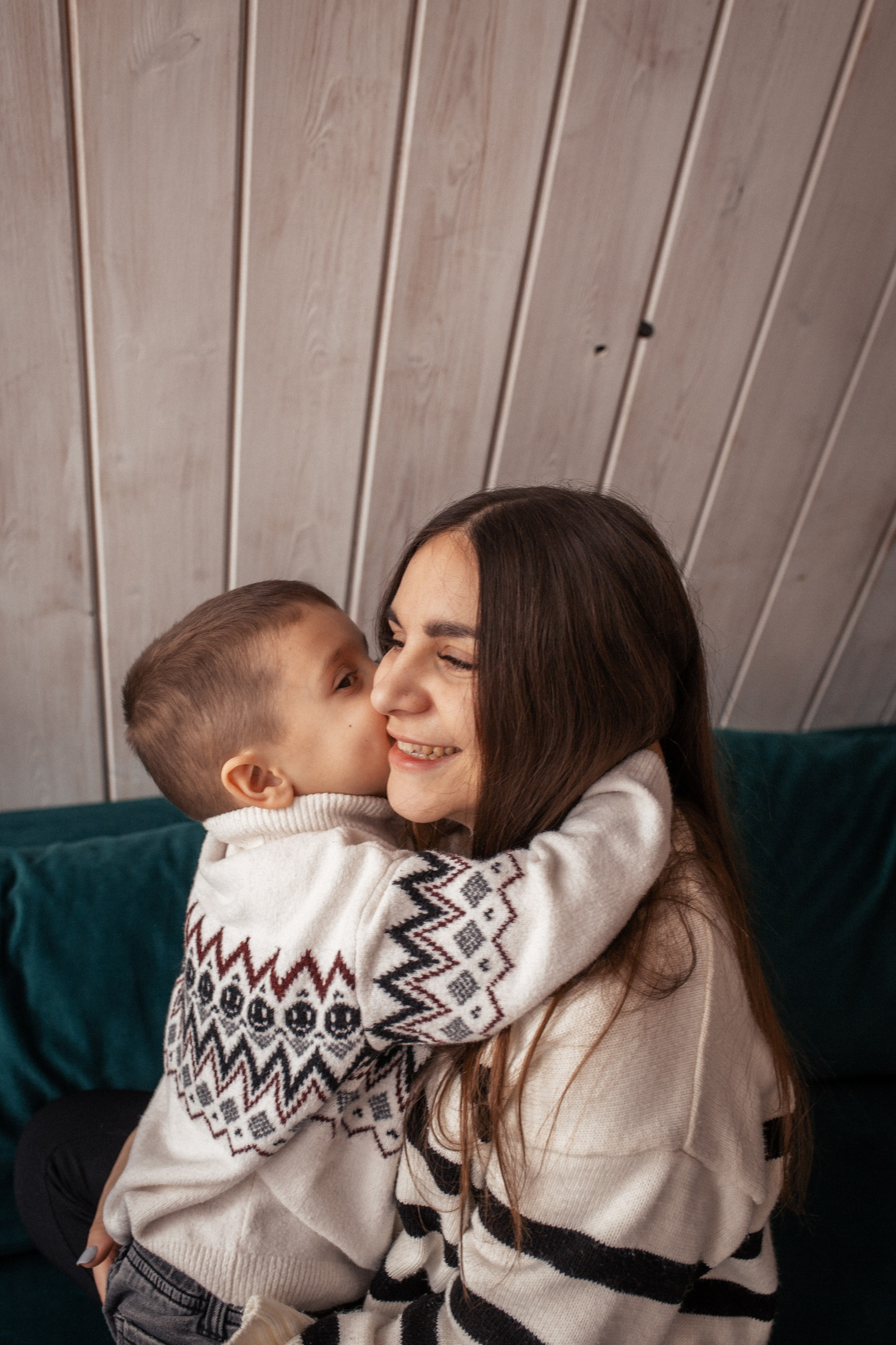 Мария с семьёй