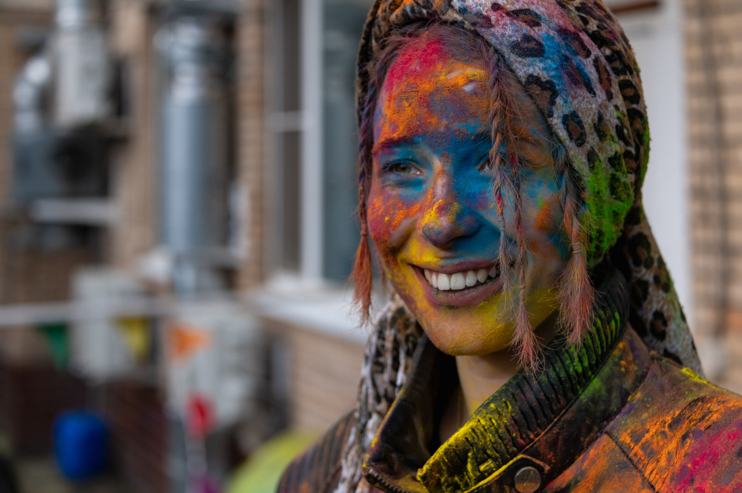 Праздник Холи в Москве. Фотограф Роман Адлер