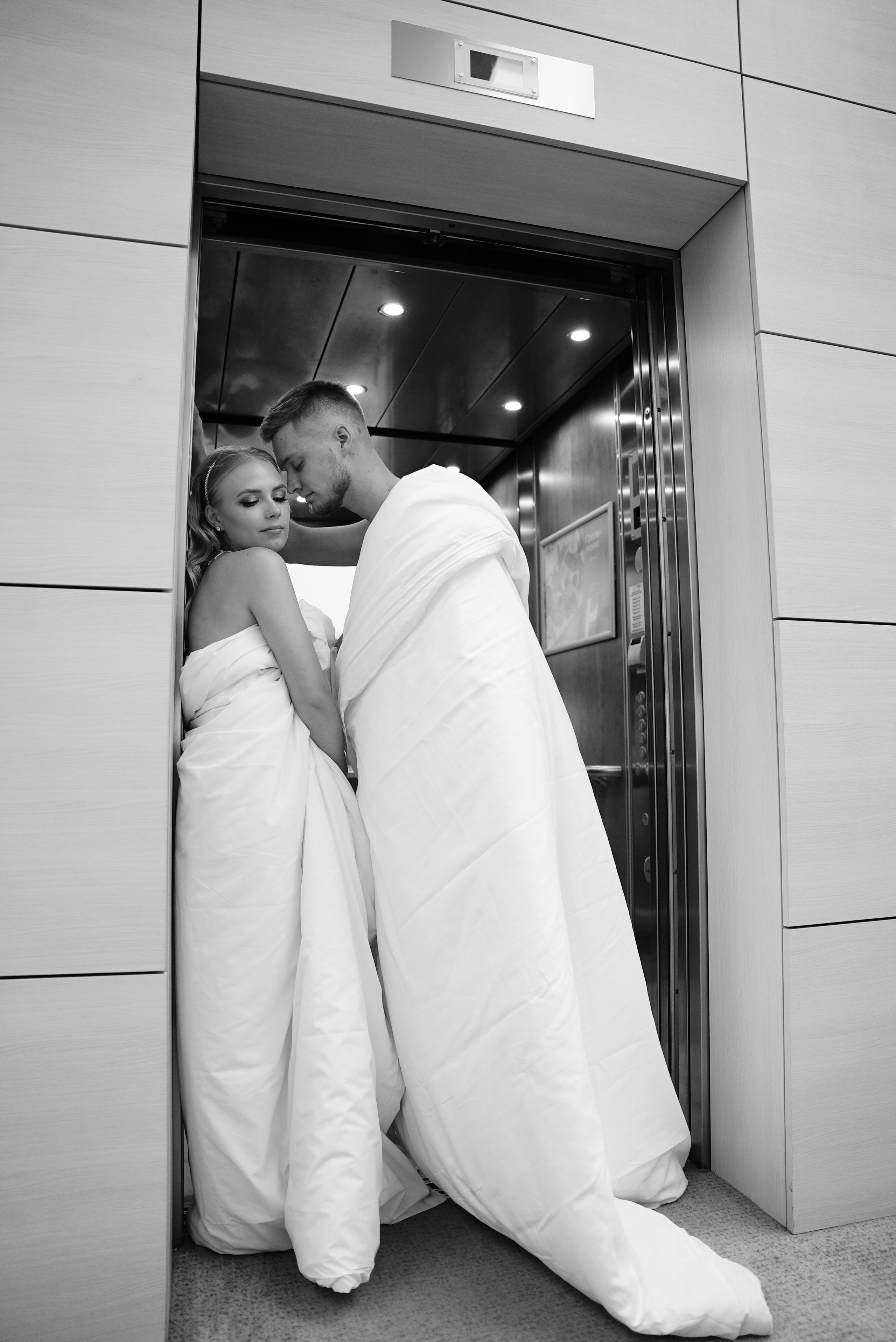 Никита и Галина чб. Свадебный фотограф в Самаре Анна Ковалева